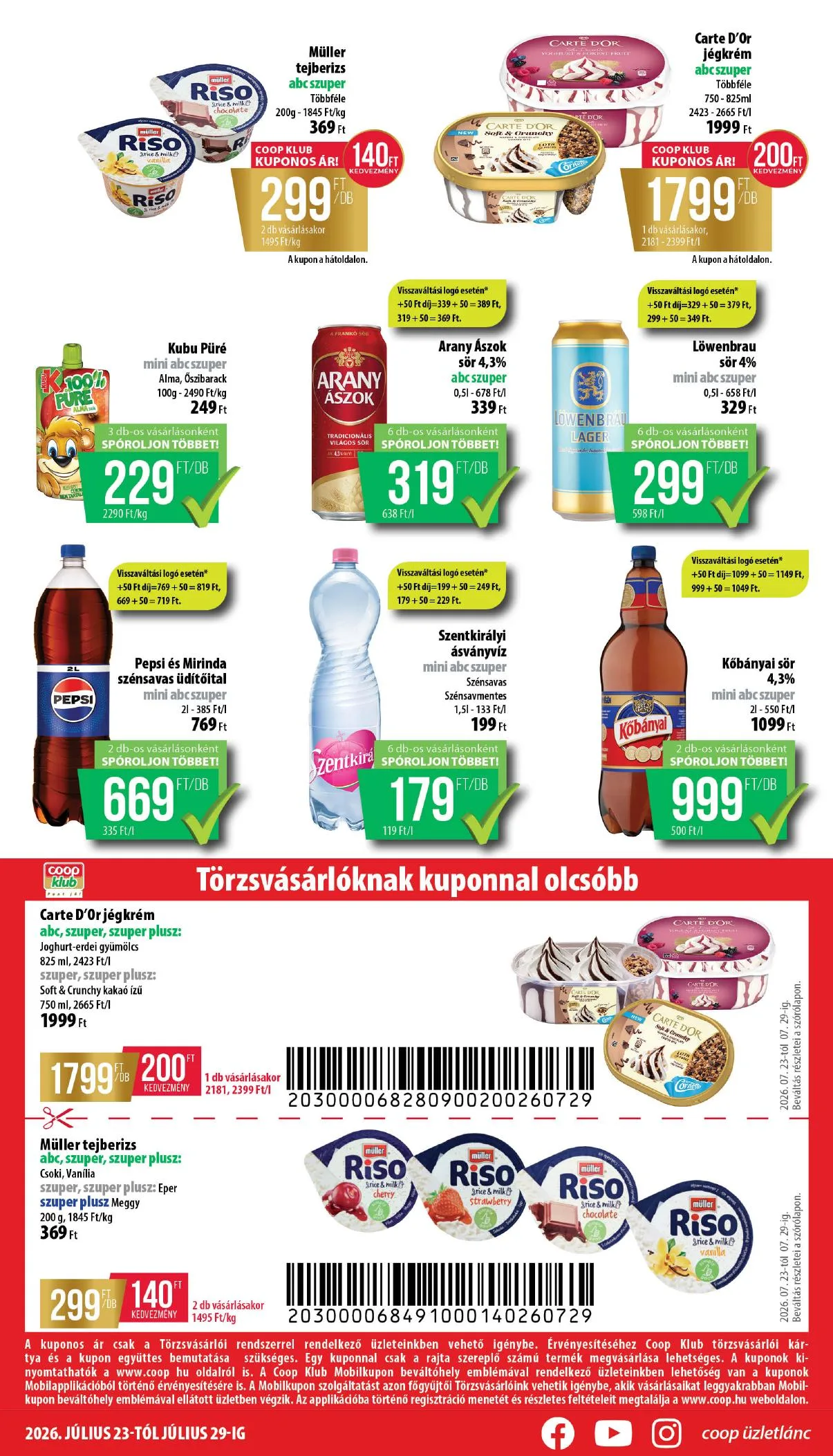 Coop akciós újság Nyírzem 07.23–07.29 – 8. oldal