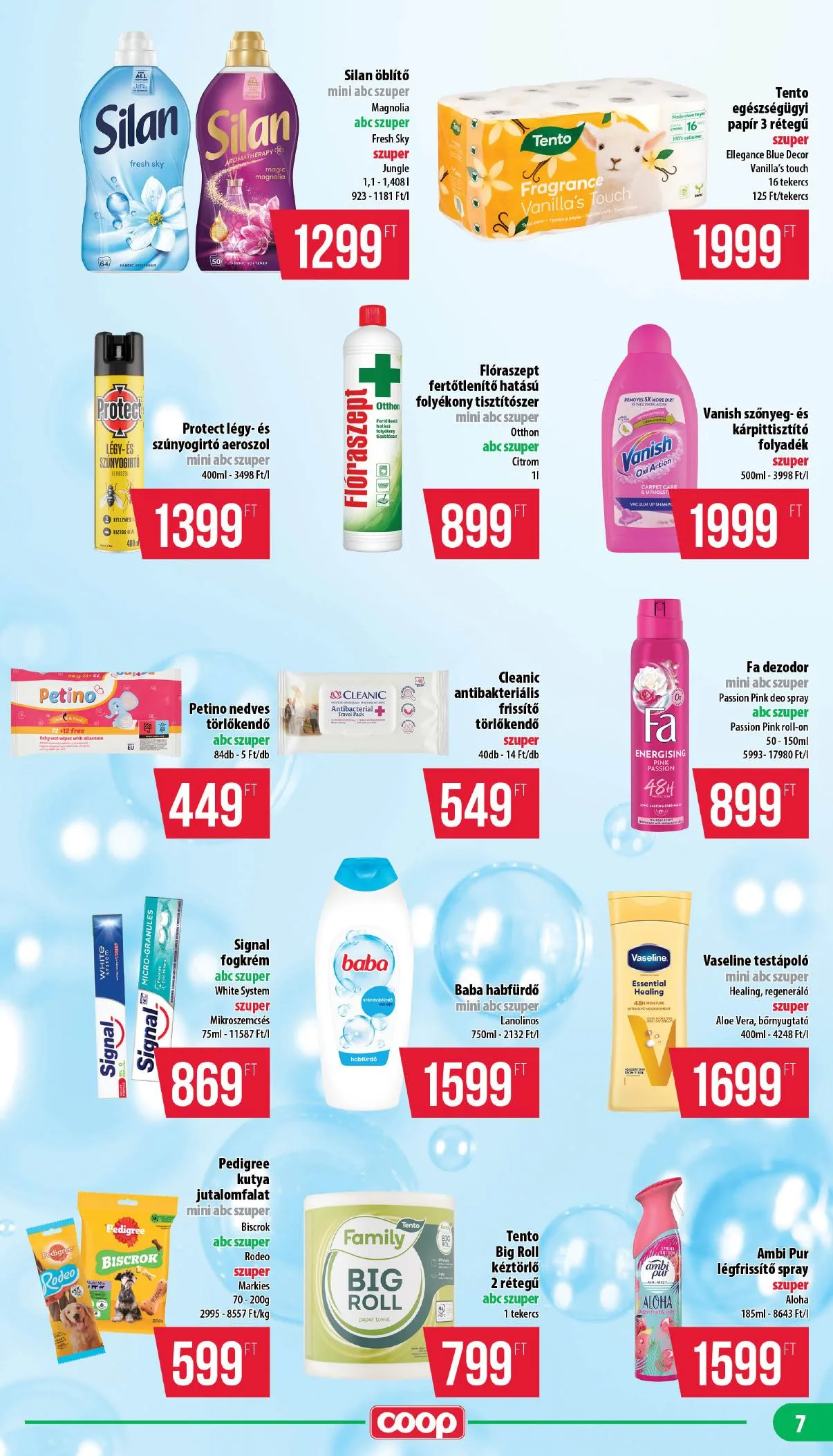 Coop akciós újság Nyírzem 08.13–08.19 – 7. oldal