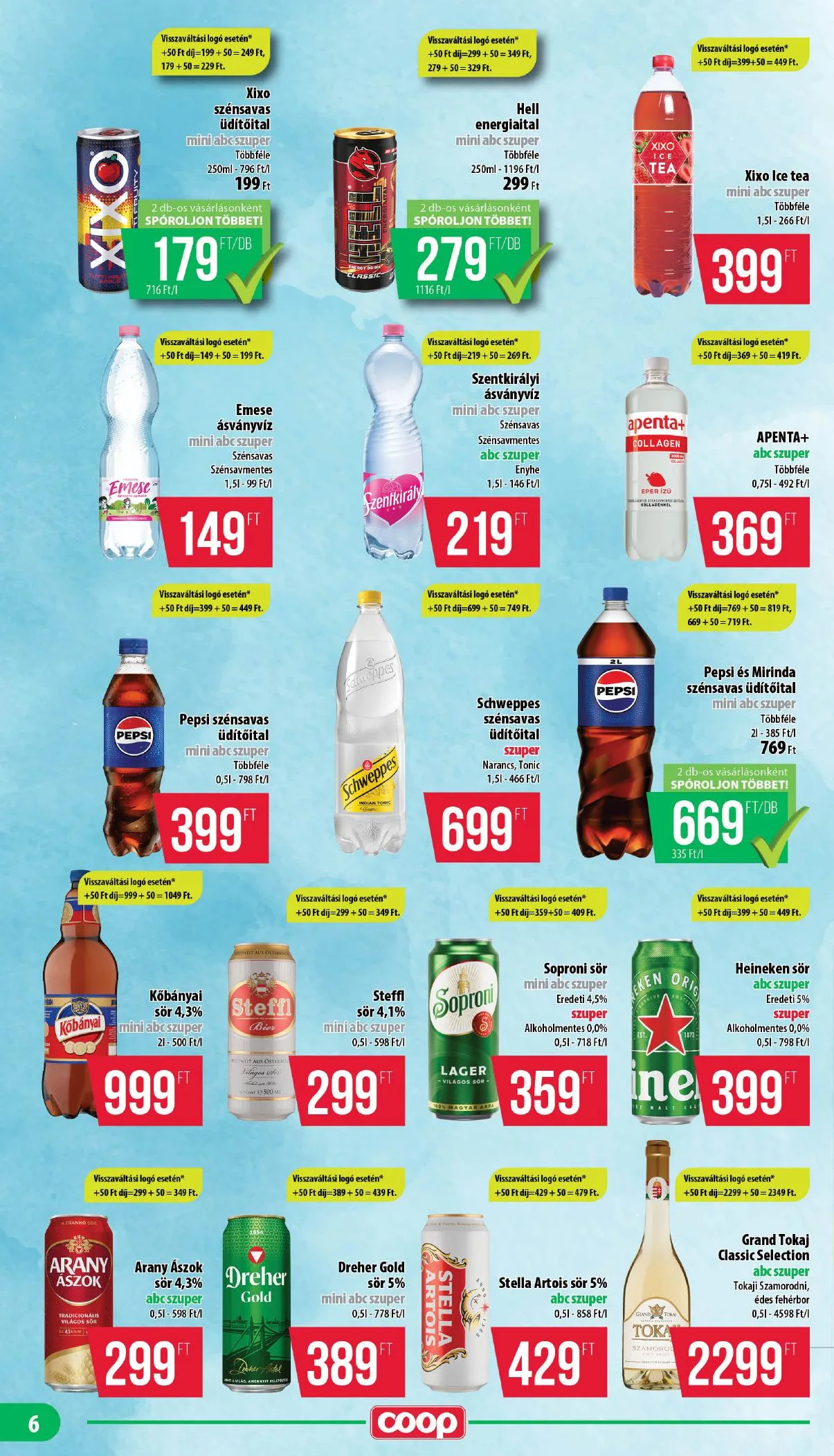Coop akciós újság Nyírzem 10.15–10.21 – 6. oldal