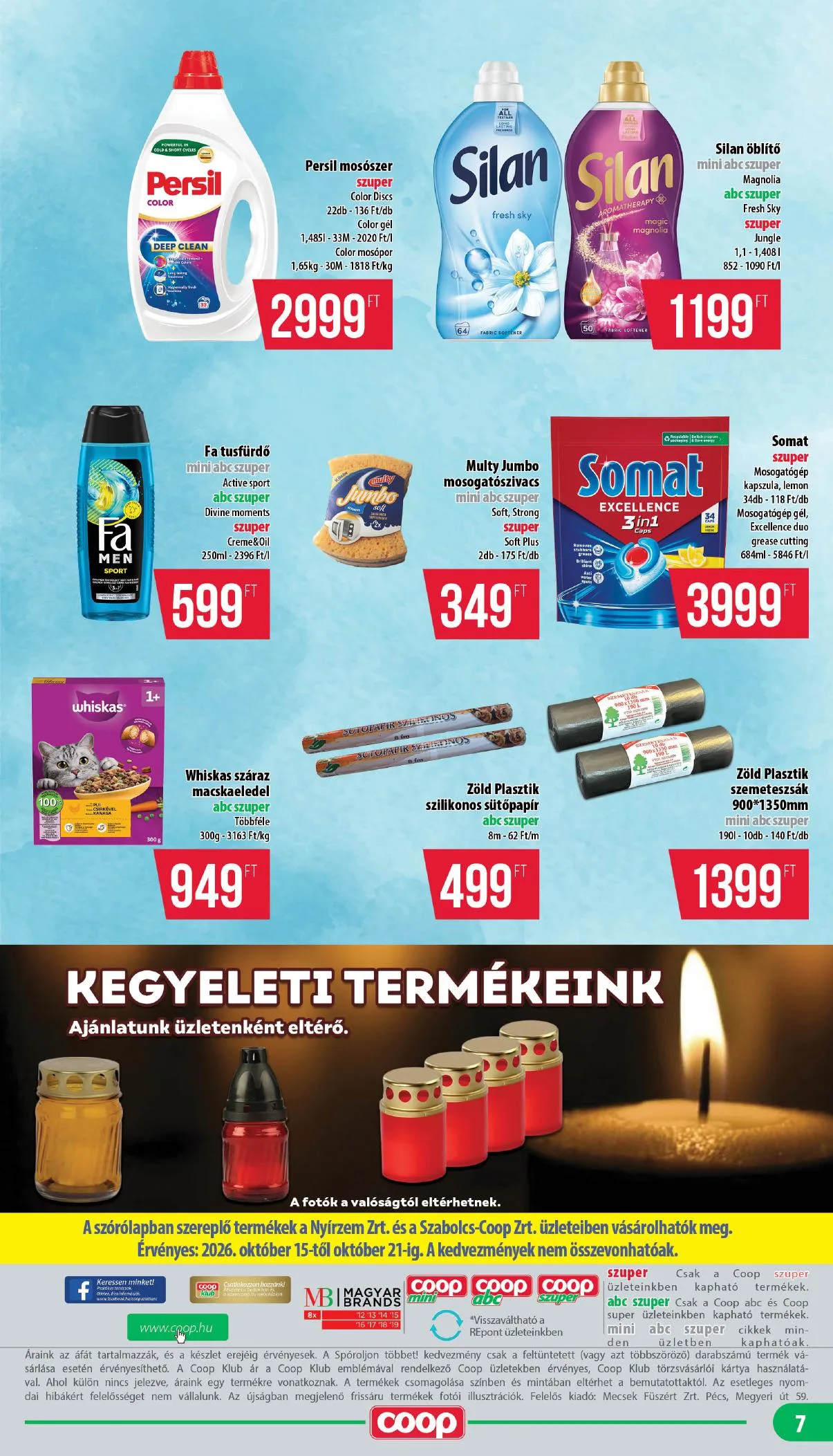 Coop akciós újság Nyírzem 10.15–10.21 – 7. oldal