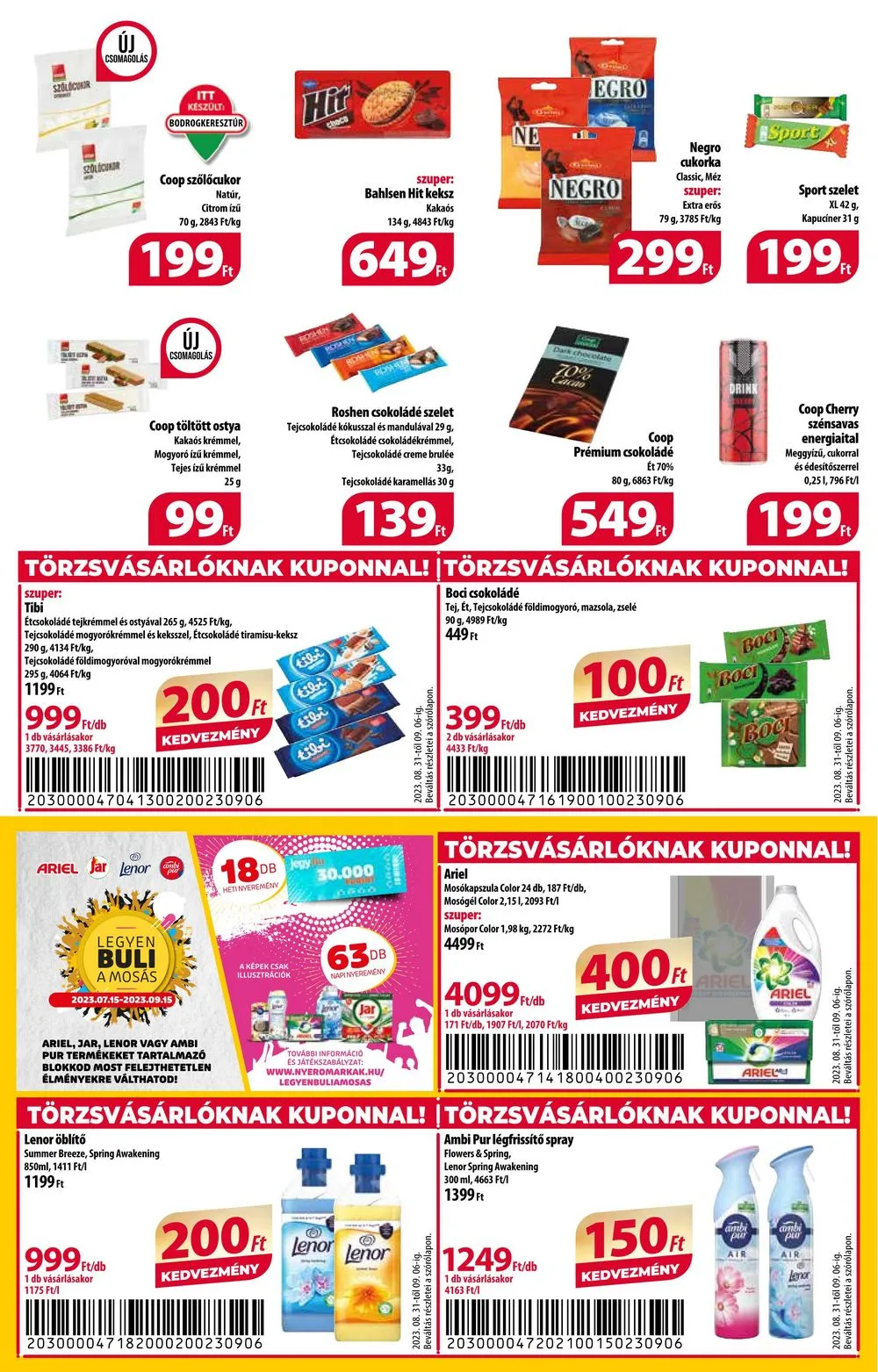Coop akciós újság Orszagos 08.31–09.06 – 6. oldal
