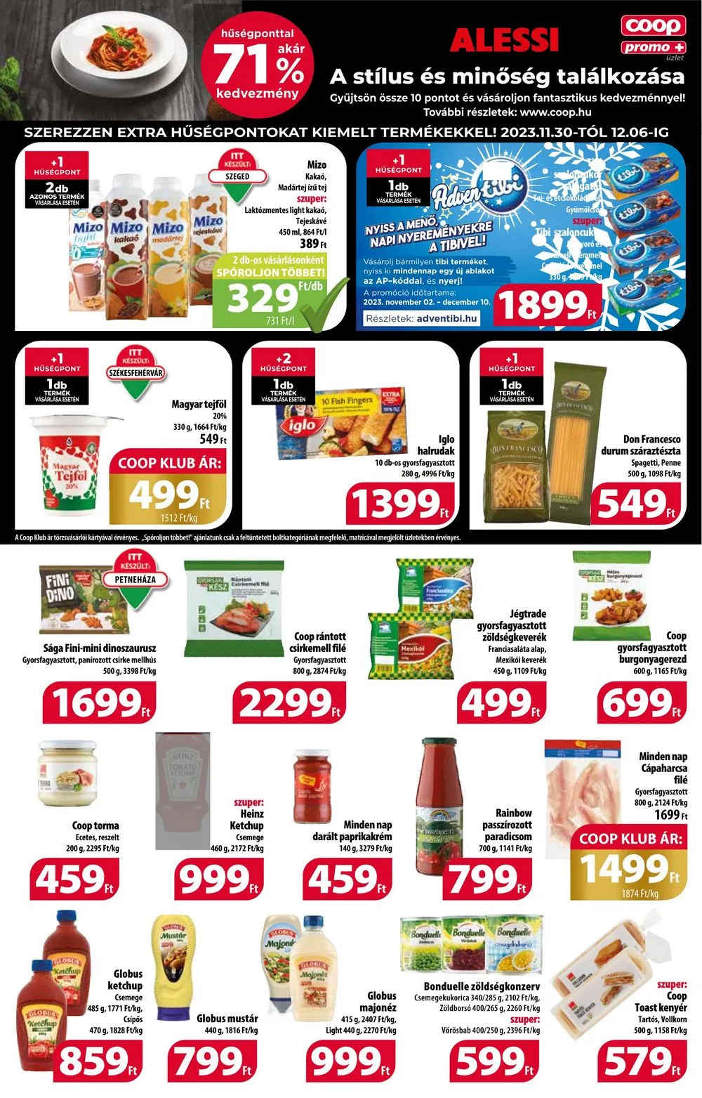 Coop akciós újság Orszagos 11.30–12.06 – 3. oldal