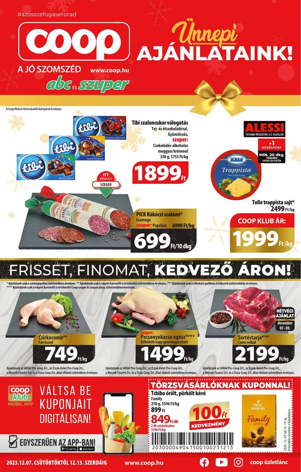 Coop akciós újság Orszagos 12.07–12.13