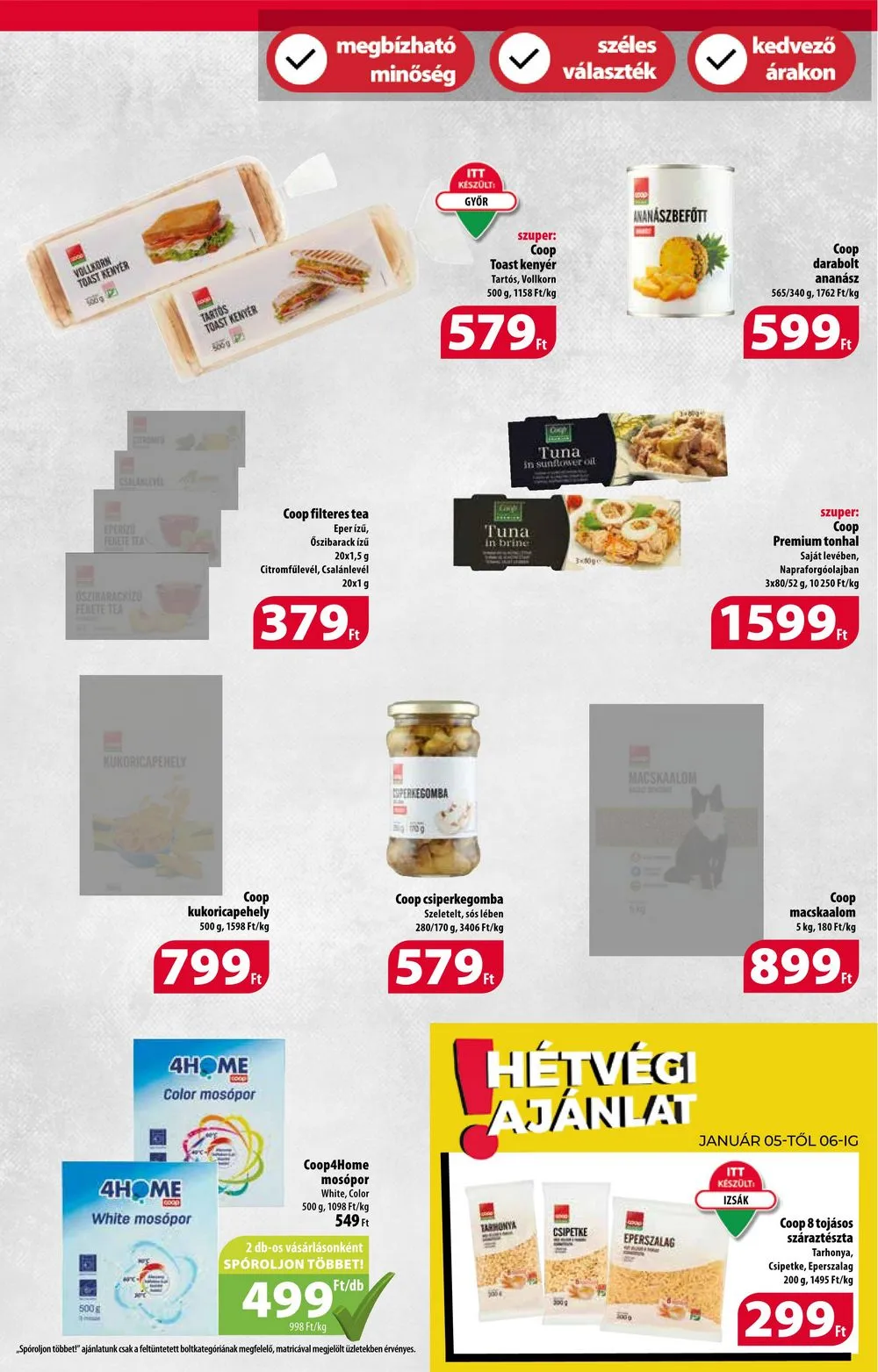 Coop akciós újság Orszagos 01.04–01.10 – 5. oldal