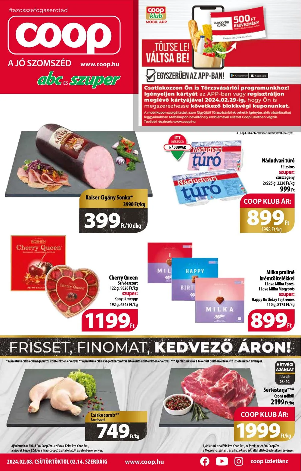 Coop akciós újság Orszagos 02.08–02.14