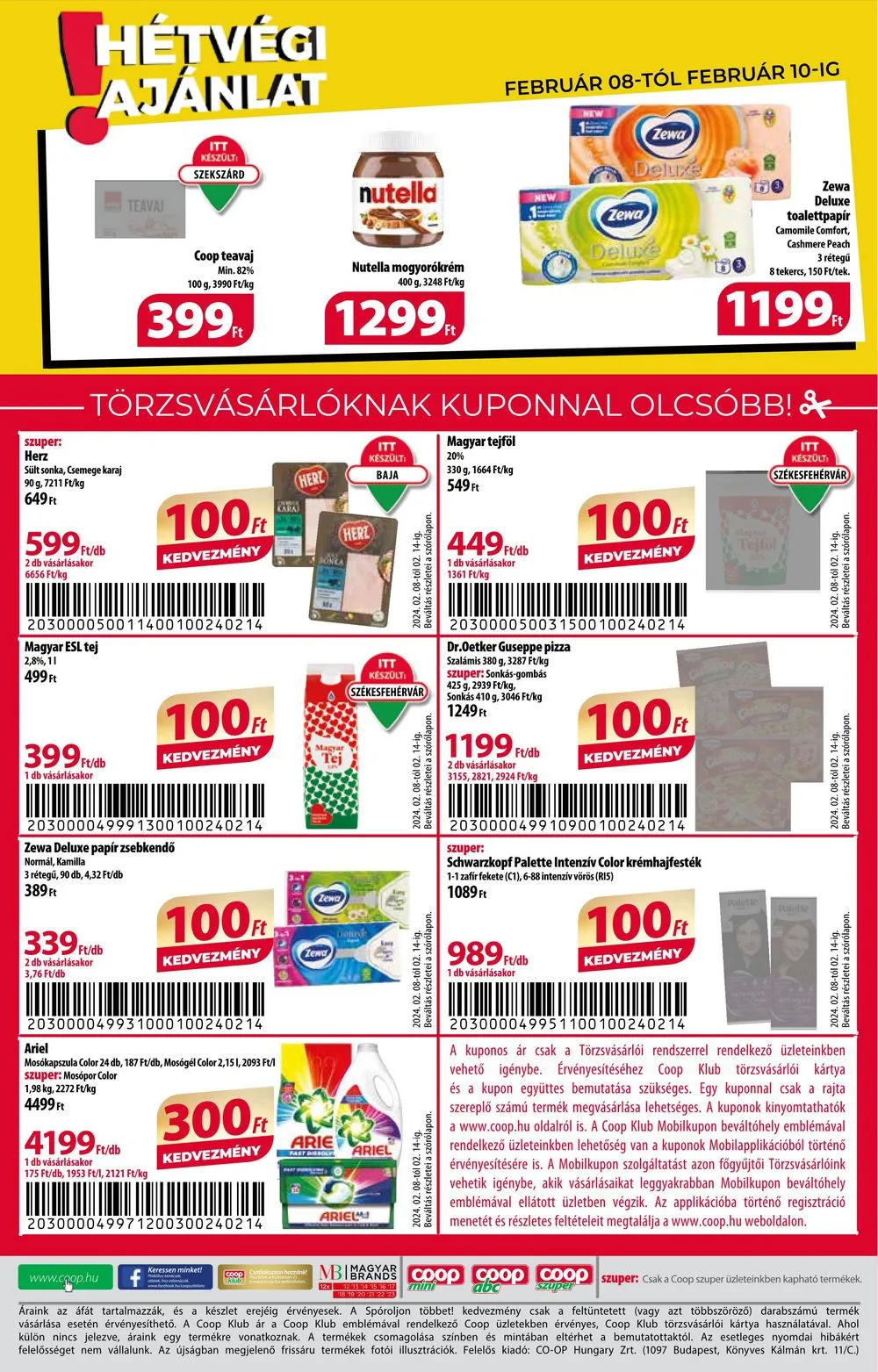 Coop akciós újság Orszagos 02.08–02.14 – 8. oldal