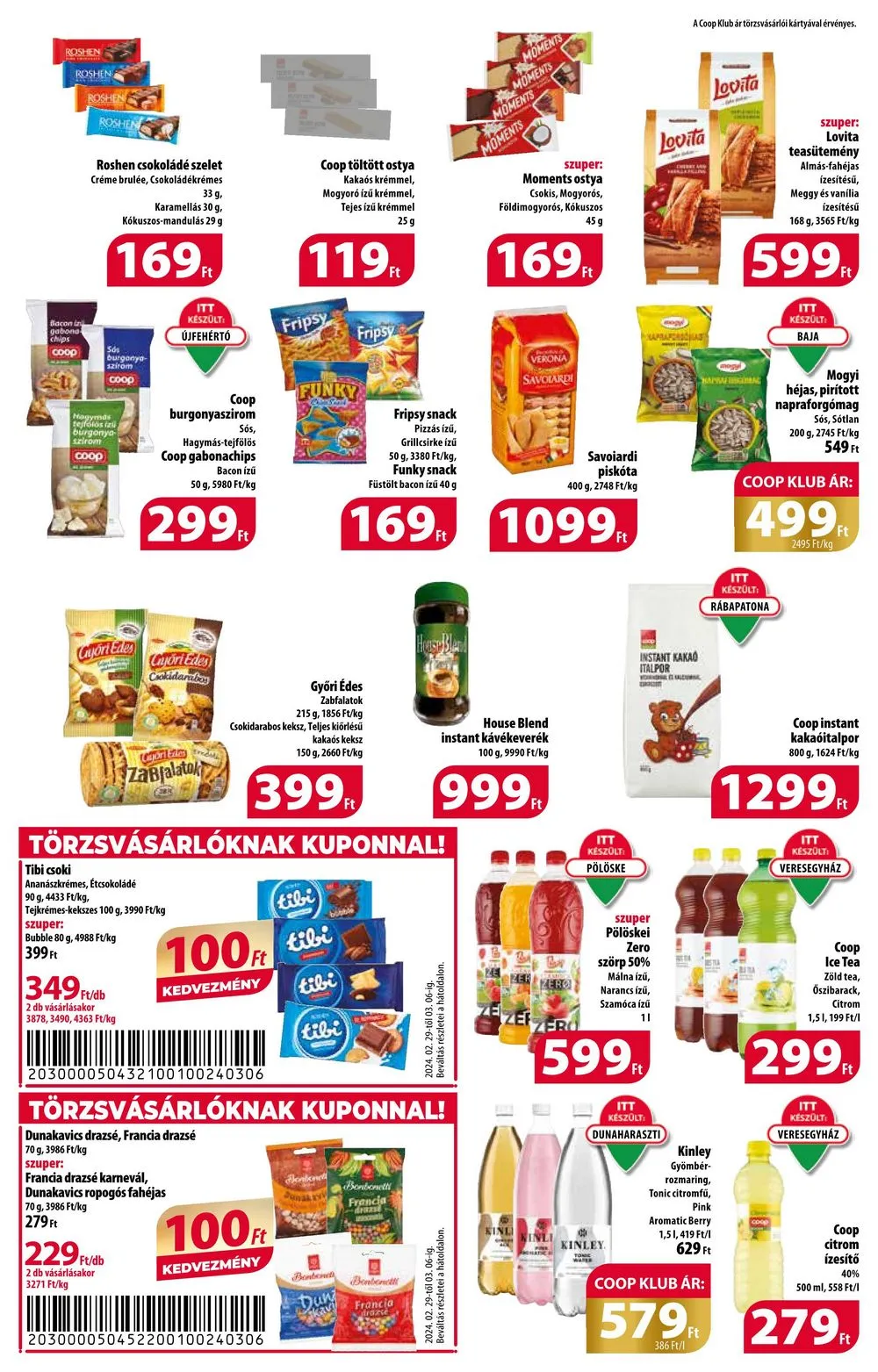 Coop akciós újság Orszagos 02.29–03.06 – 6. oldal