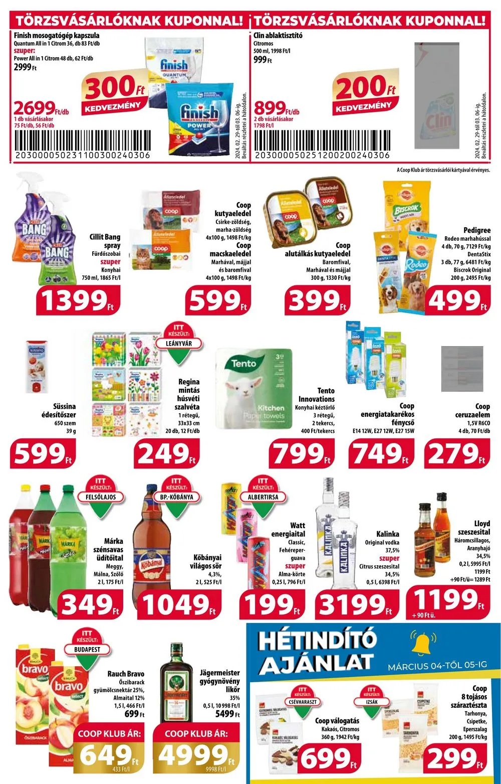 Coop akciós újság Orszagos 02.29–03.06 – 7. oldal