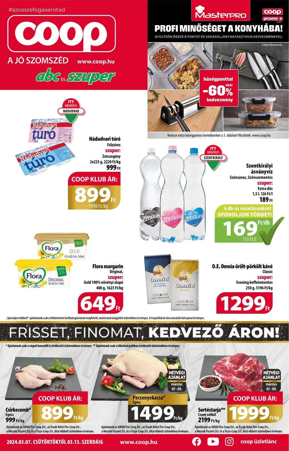 Coop akciós újság Orszagos 03.07–03.13