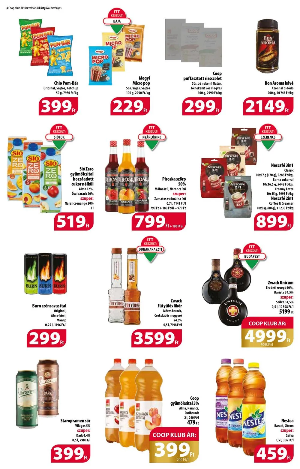 Coop akciós újság Orszagos 03.07–03.13 – 10. oldal