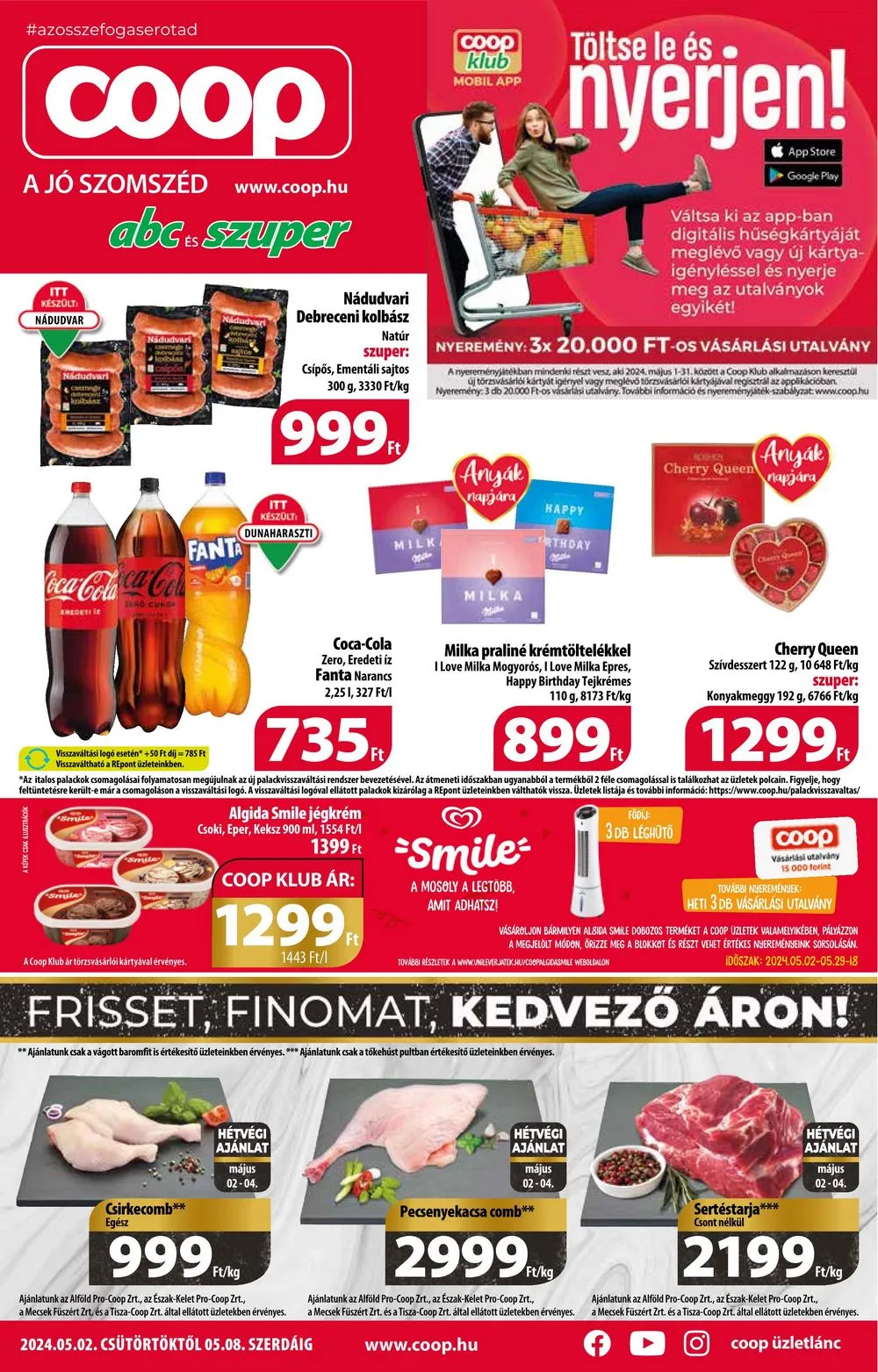 Coop akciós újság Orszagos 05.02–05.08