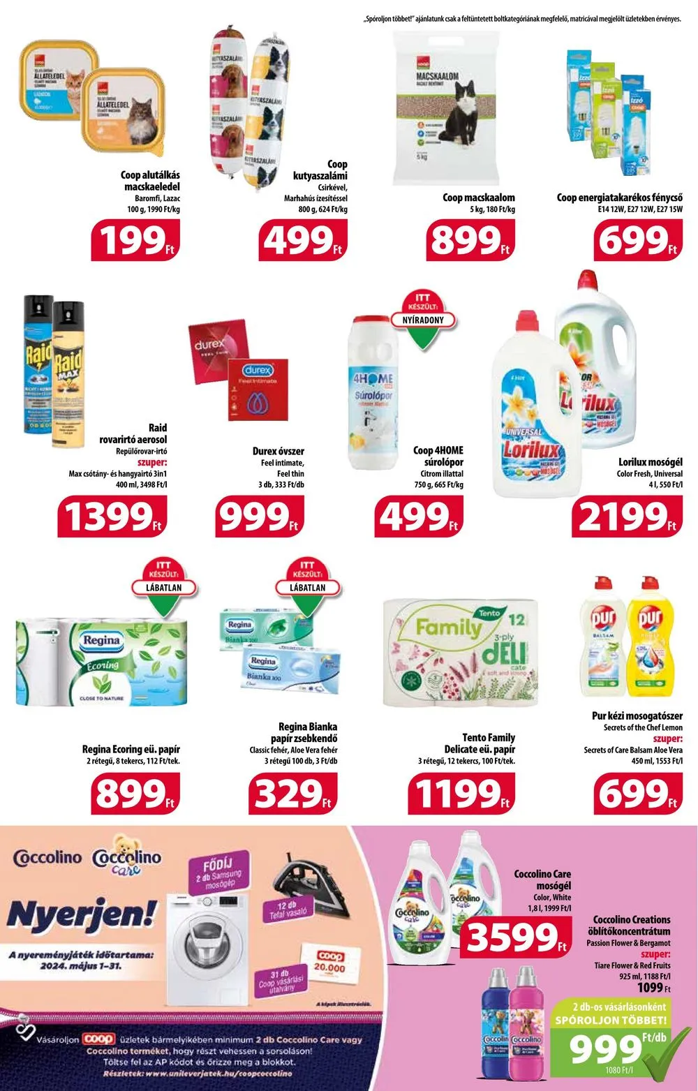 Coop akciós újság Orszagos 05.02–05.08 – 11. oldal
