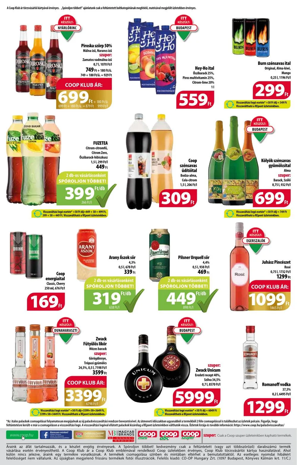Coop akciós újság Orszagos 05.09–05.15 – 10. oldal