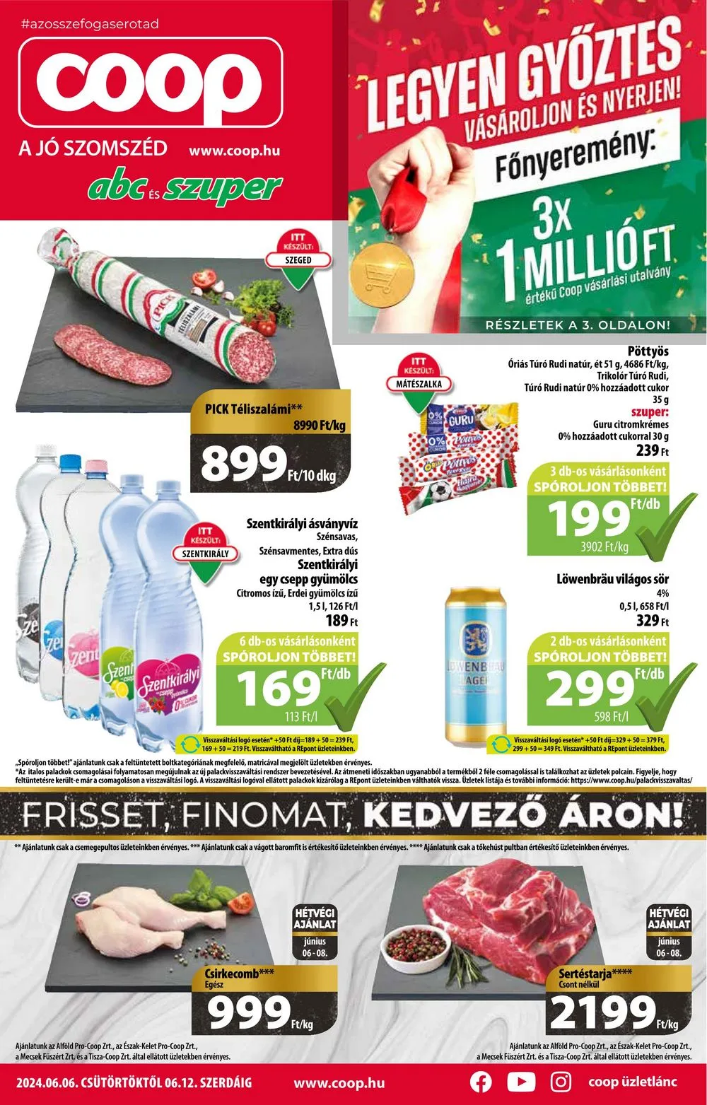Coop akciós újság Orszagos 06.06–06.12