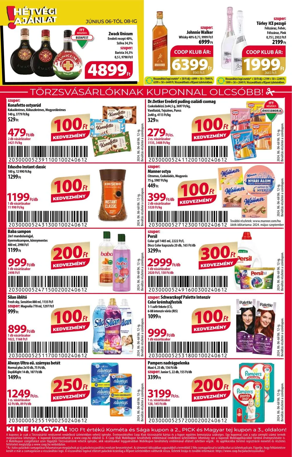 Coop akciós újság Orszagos 06.06–06.12 – 8. oldal