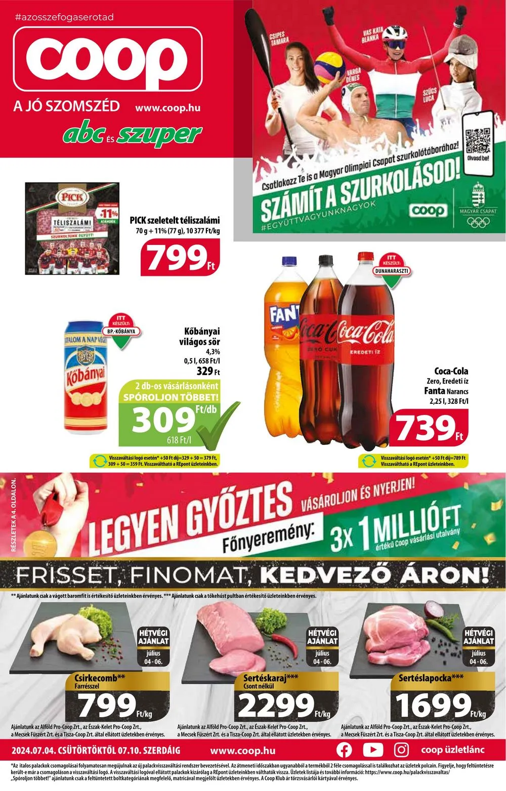 Coop akciós újság Orszagos 07.04–07.10