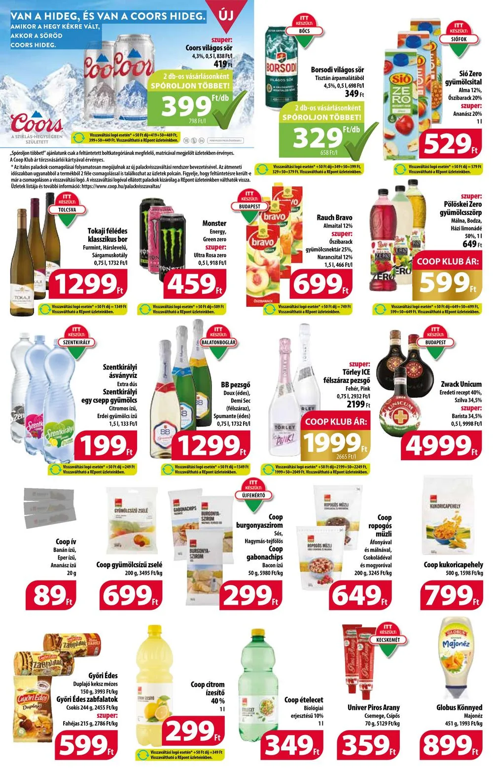 Coop akciós újság Orszagos 07.04–07.10 – 6. oldal
