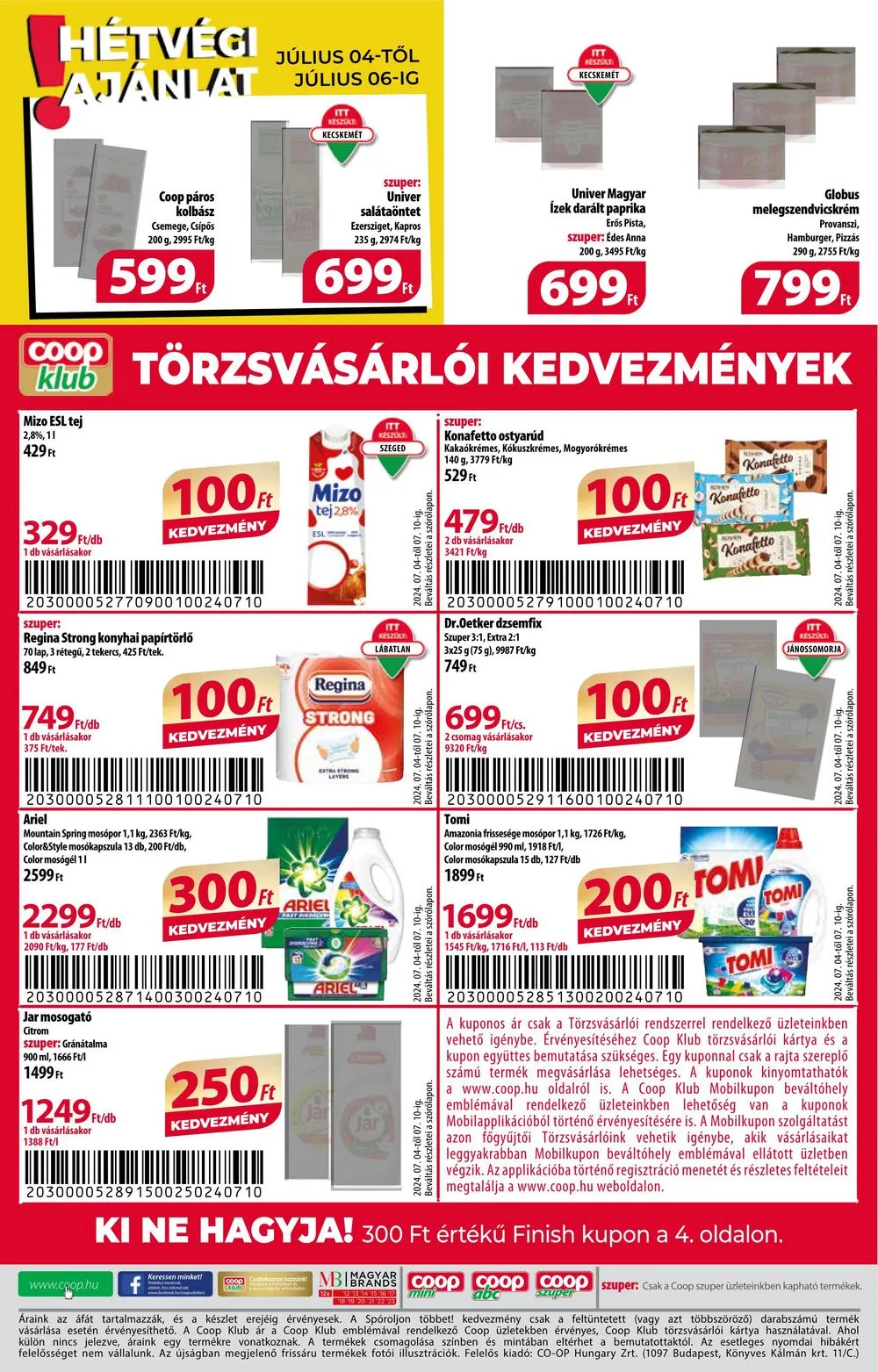 Coop akciós újság Orszagos 07.04–07.10 – 8. oldal