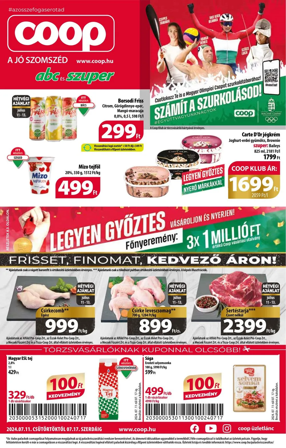 Coop akciós újság Orszagos 07.11–07.17