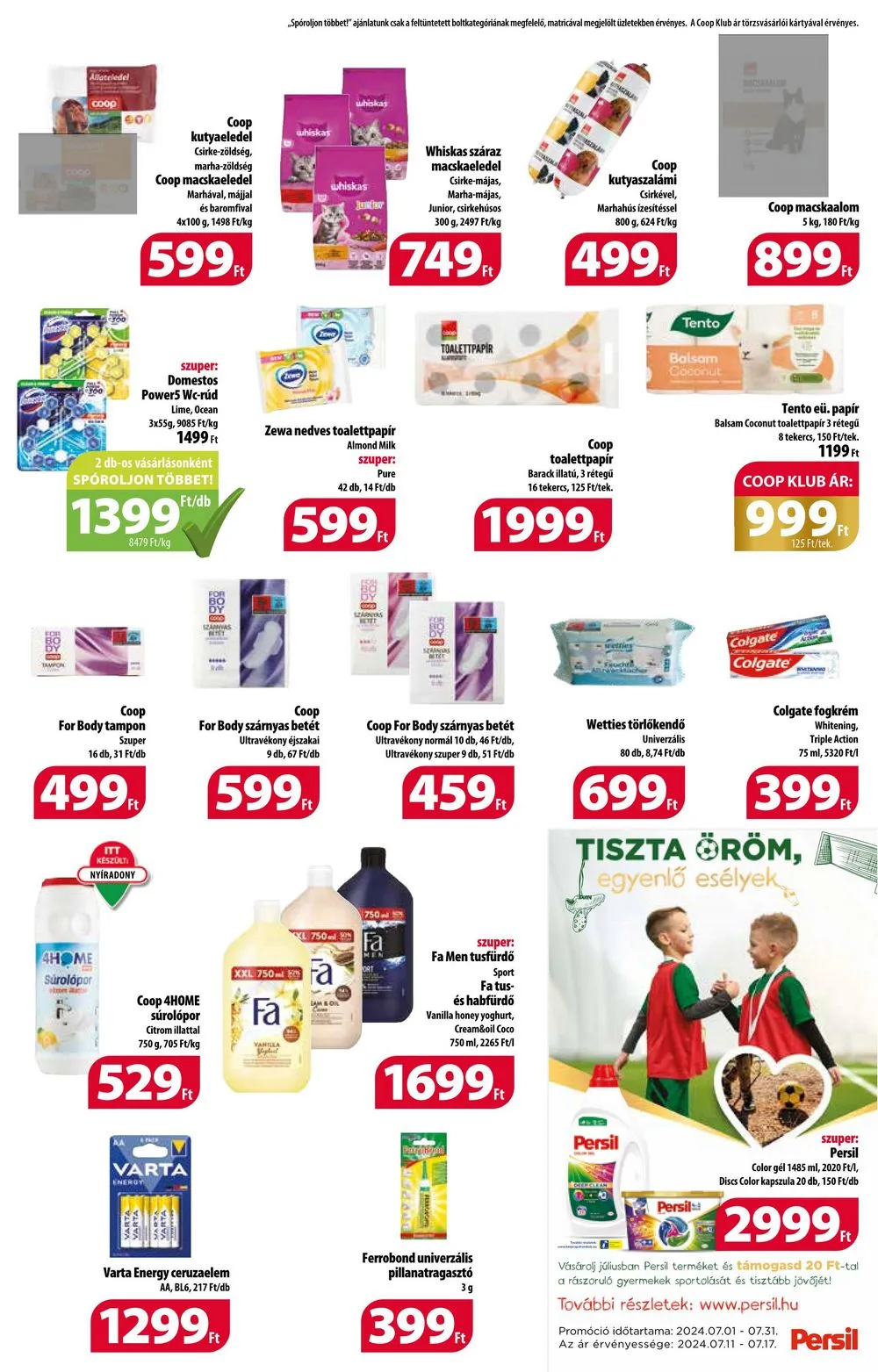 Coop akciós újság Orszagos 07.11–07.17 – 7. oldal