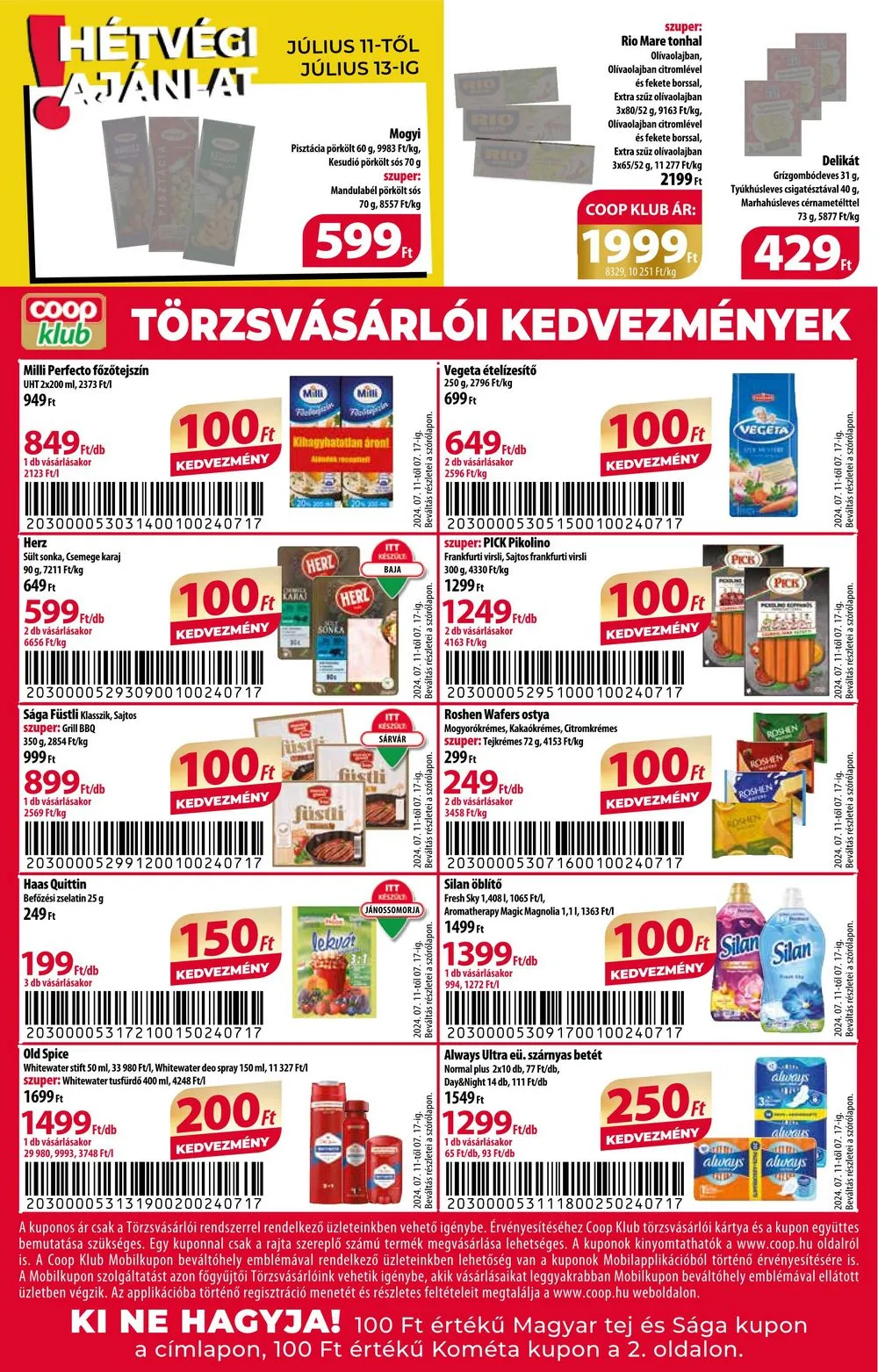Coop akciós újság Orszagos 07.11–07.17 – 8. oldal