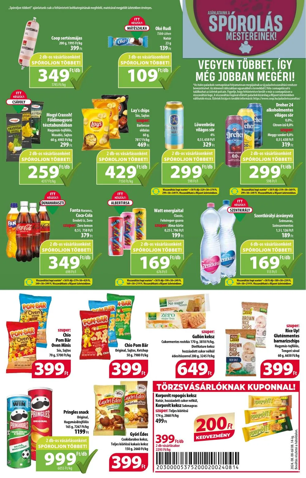 Coop akciós újság Orszagos 08.08–08.14 – 5. oldal