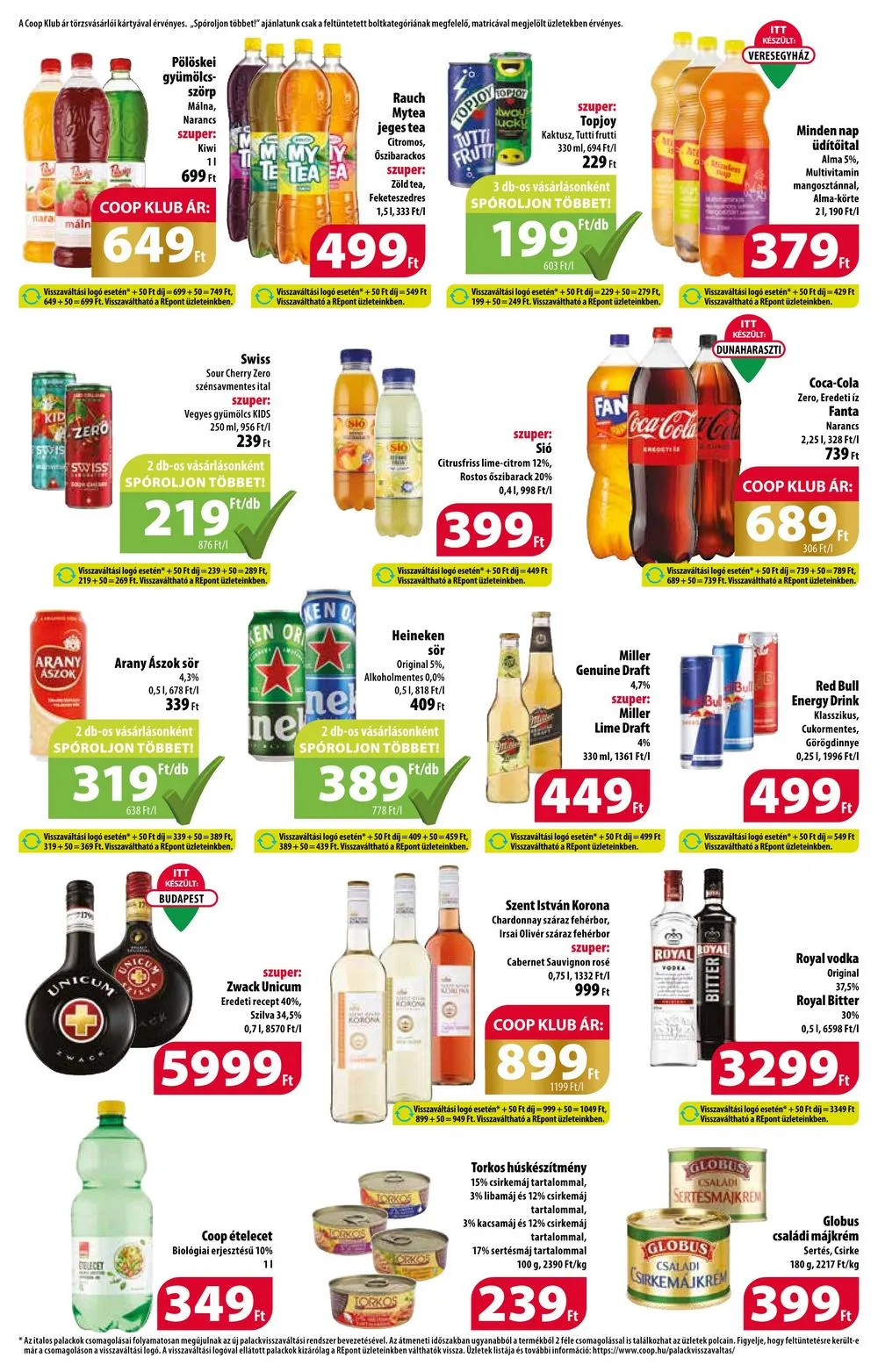 Coop akciós újság Orszagos 08.08–08.14 – 6. oldal