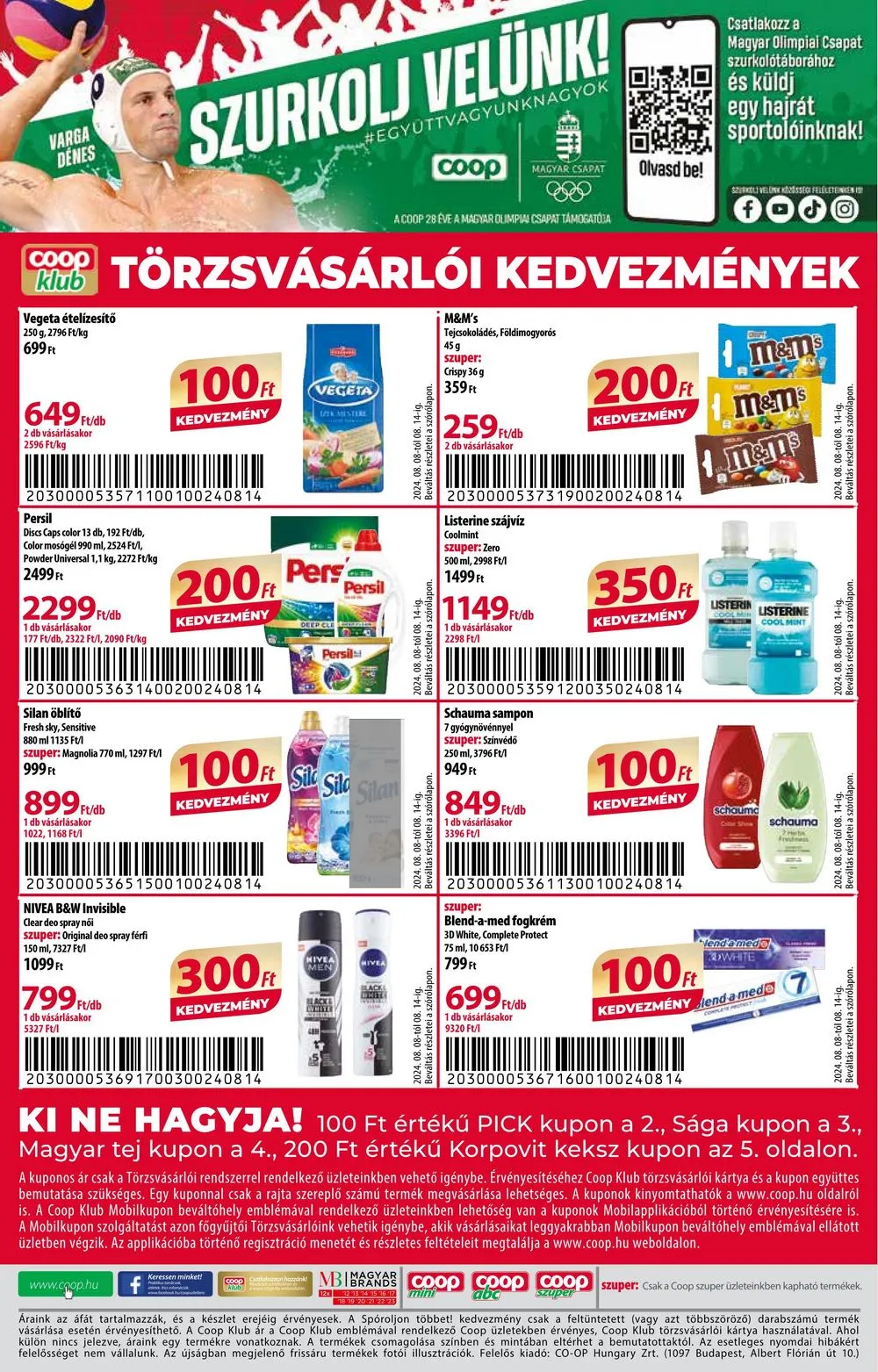Coop akciós újság Orszagos 08.08–08.14 – 8. oldal
