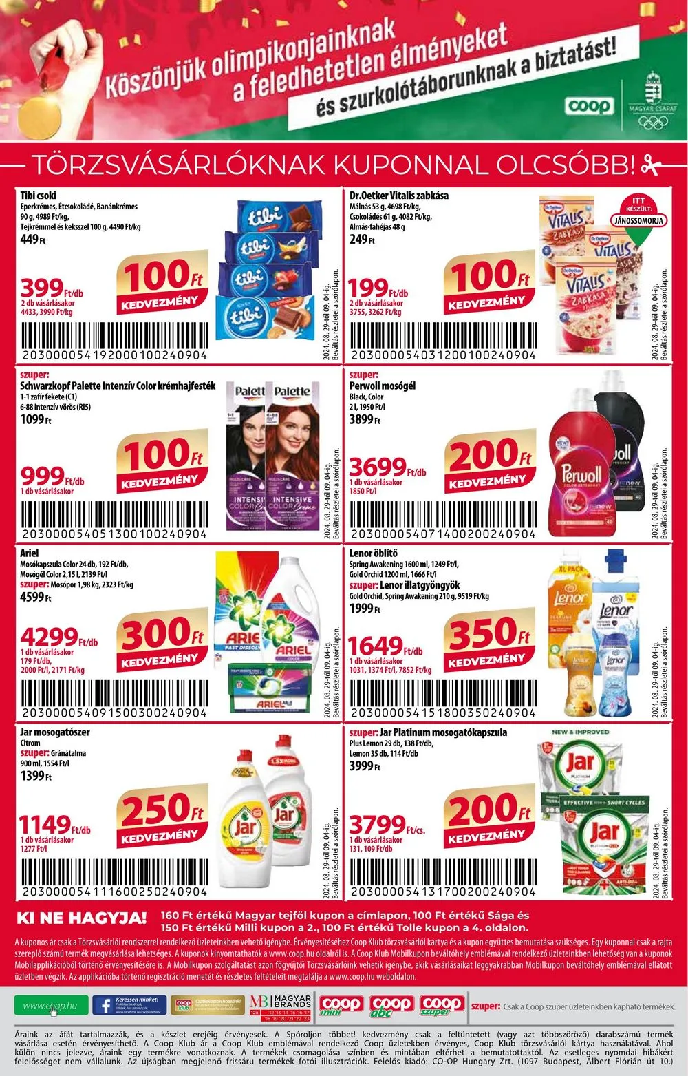 Coop akciós újság Orszagos 08.29–09.04 – 8. oldal