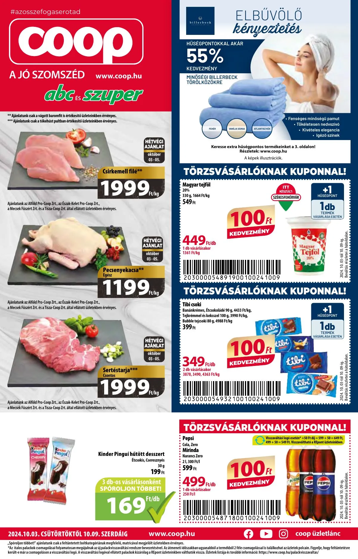 Coop akciós újság Orszagos 10.03–10.09