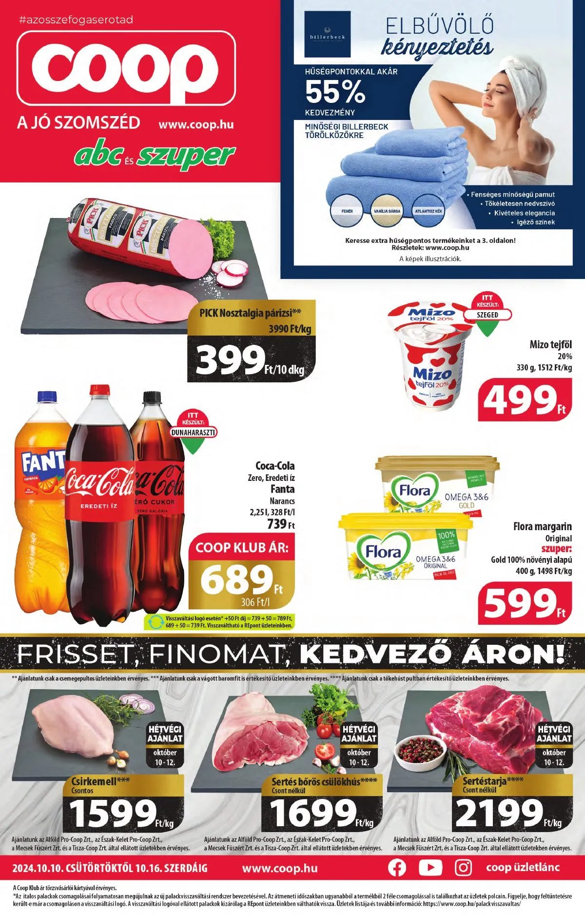 Coop akciós újság Orszagos 10.10–10.16