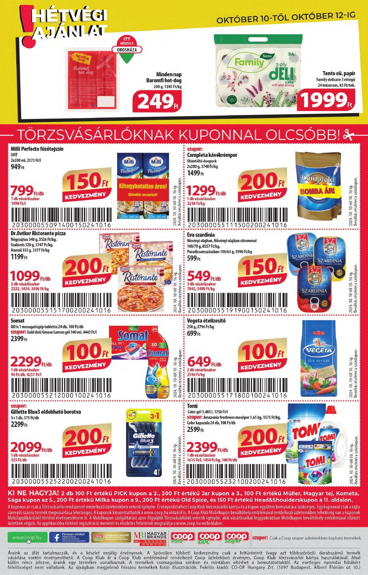 Coop akciós újság Orszagos 10.10–10.16 – 12. oldal