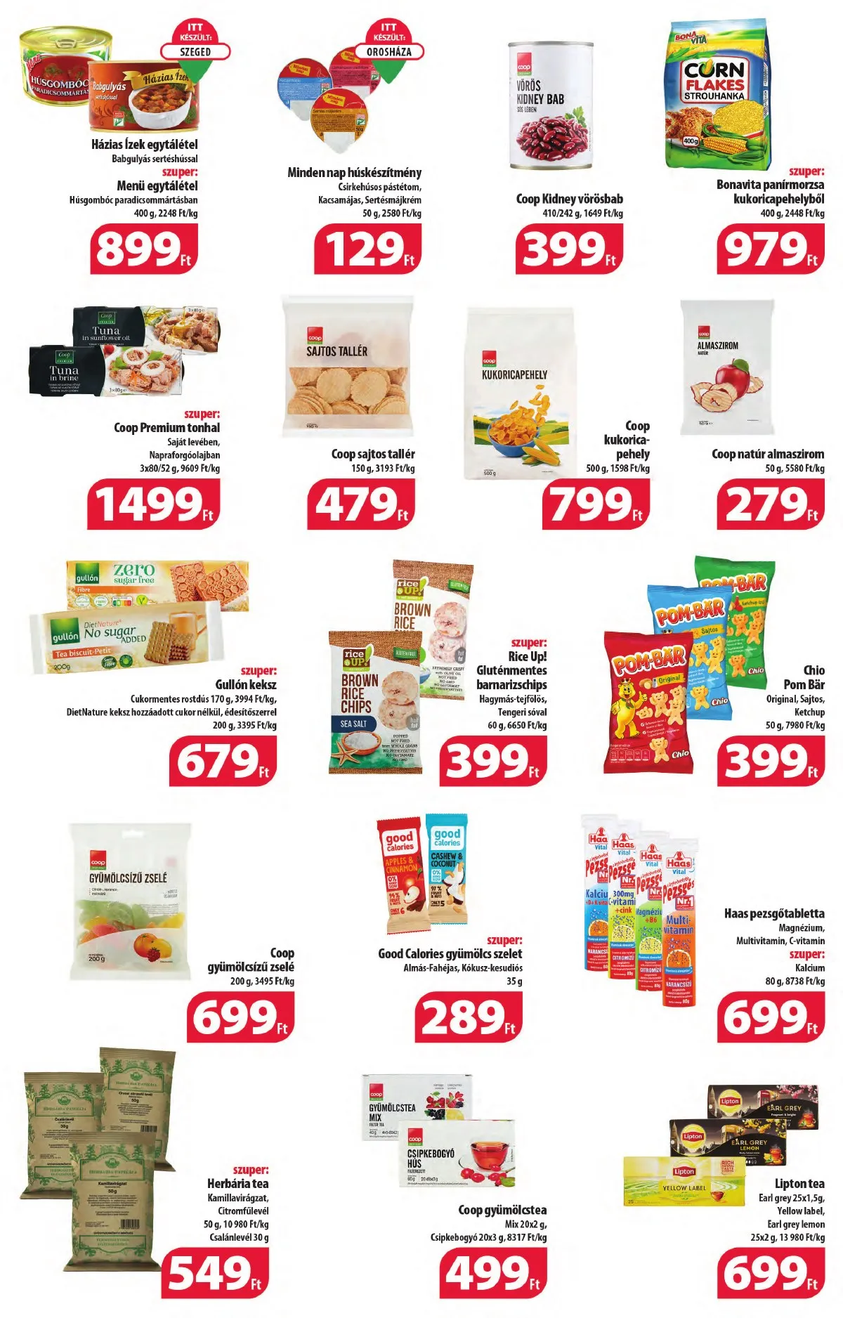 Coop akciós újság Orszagos 10.10–10.16 – 8. oldal