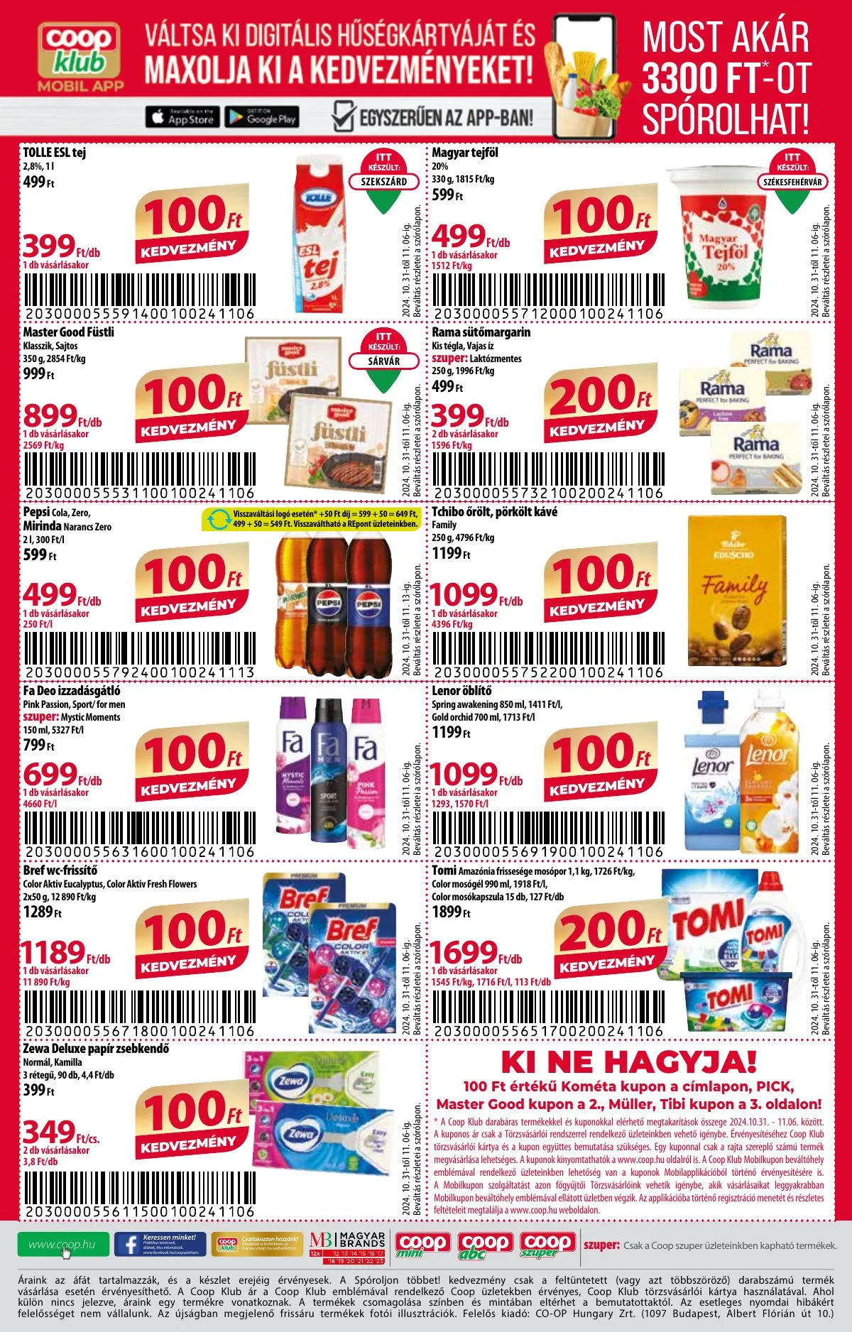 Coop akciós újság Orszagos 10.31–11.06 – 8. oldal