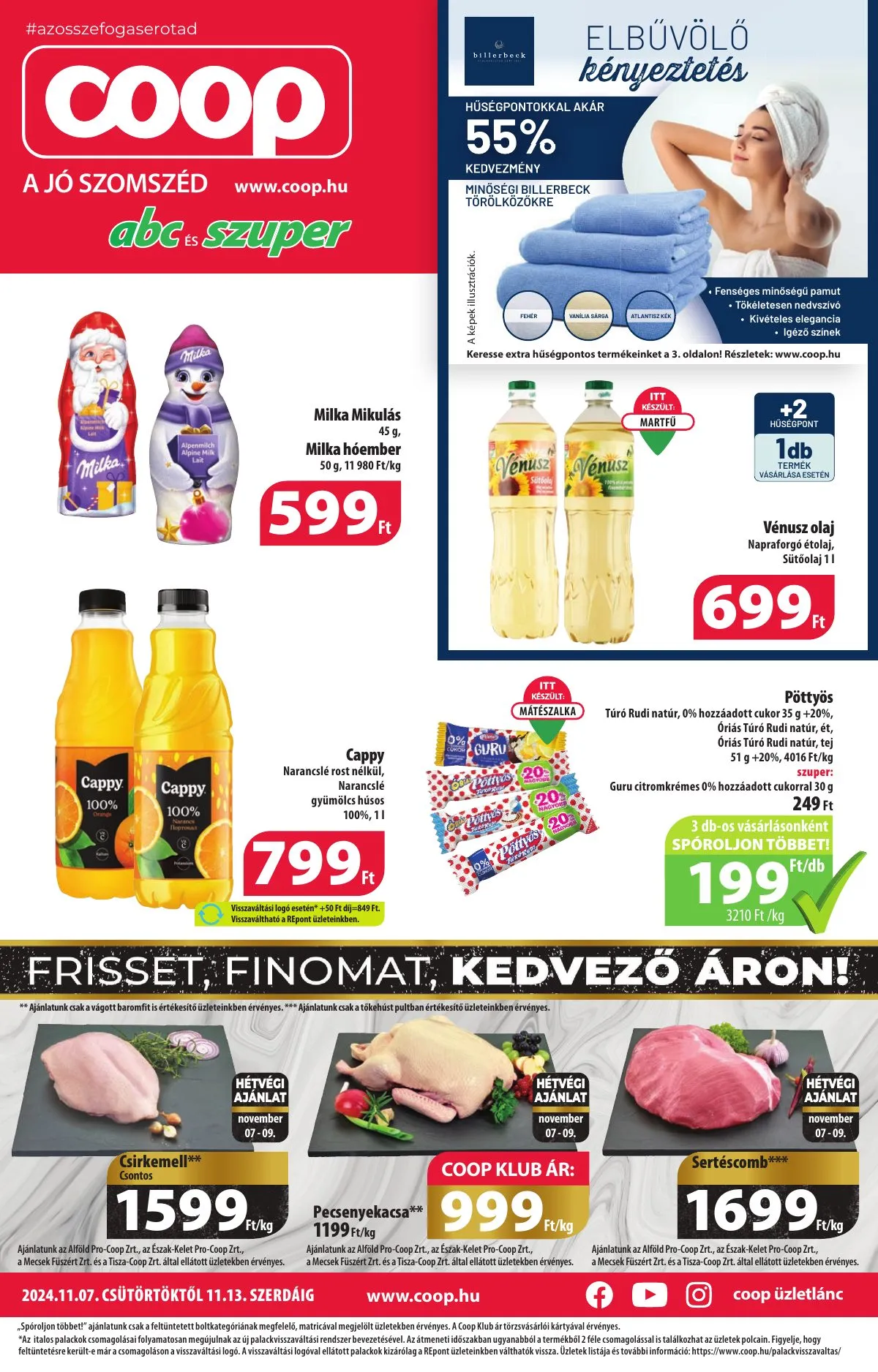 Coop akciós újság Orszagos 11.07–11.13