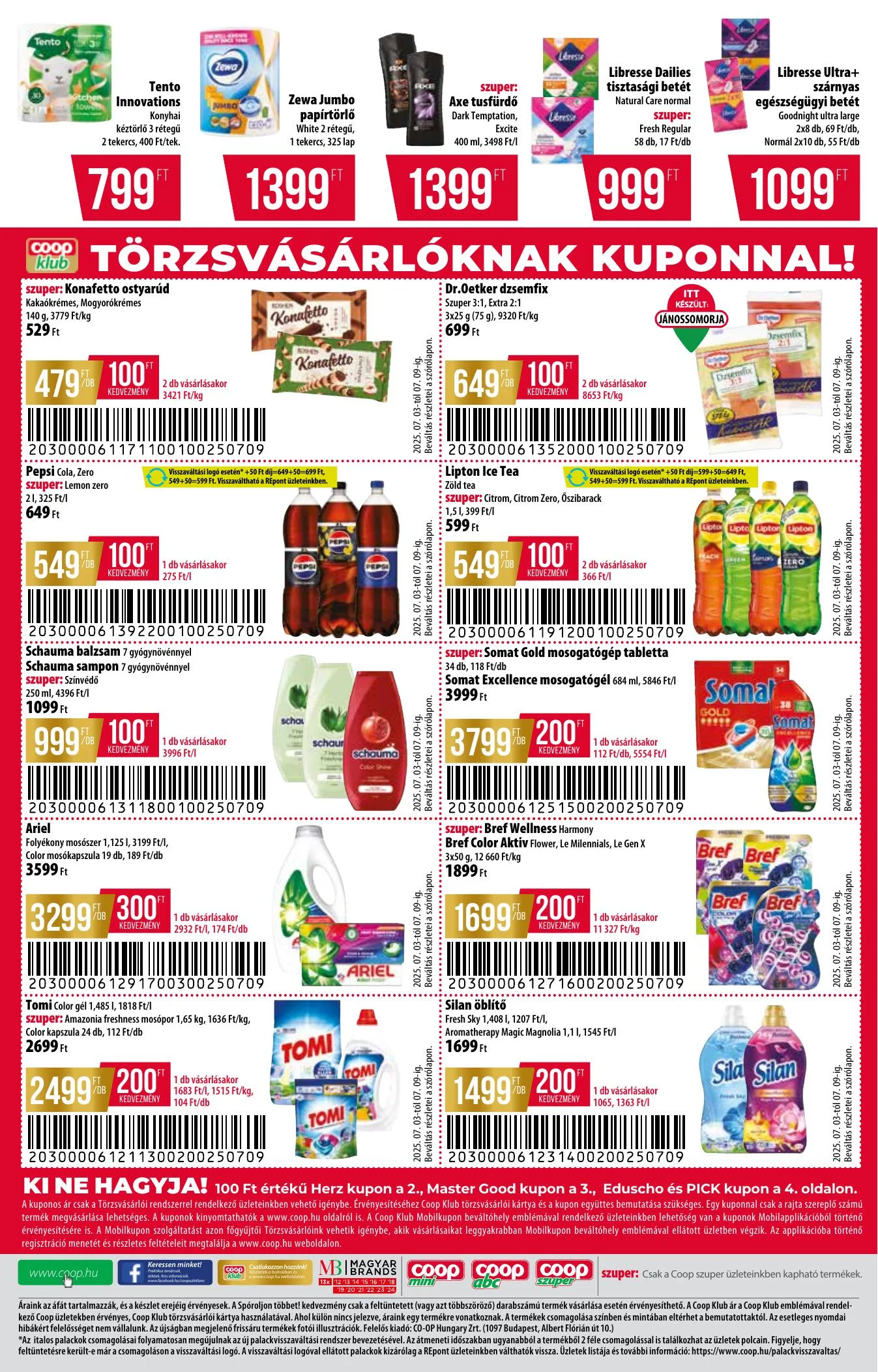 Coop akciós újság Orszagos 07.03–07.09 – 8. oldal