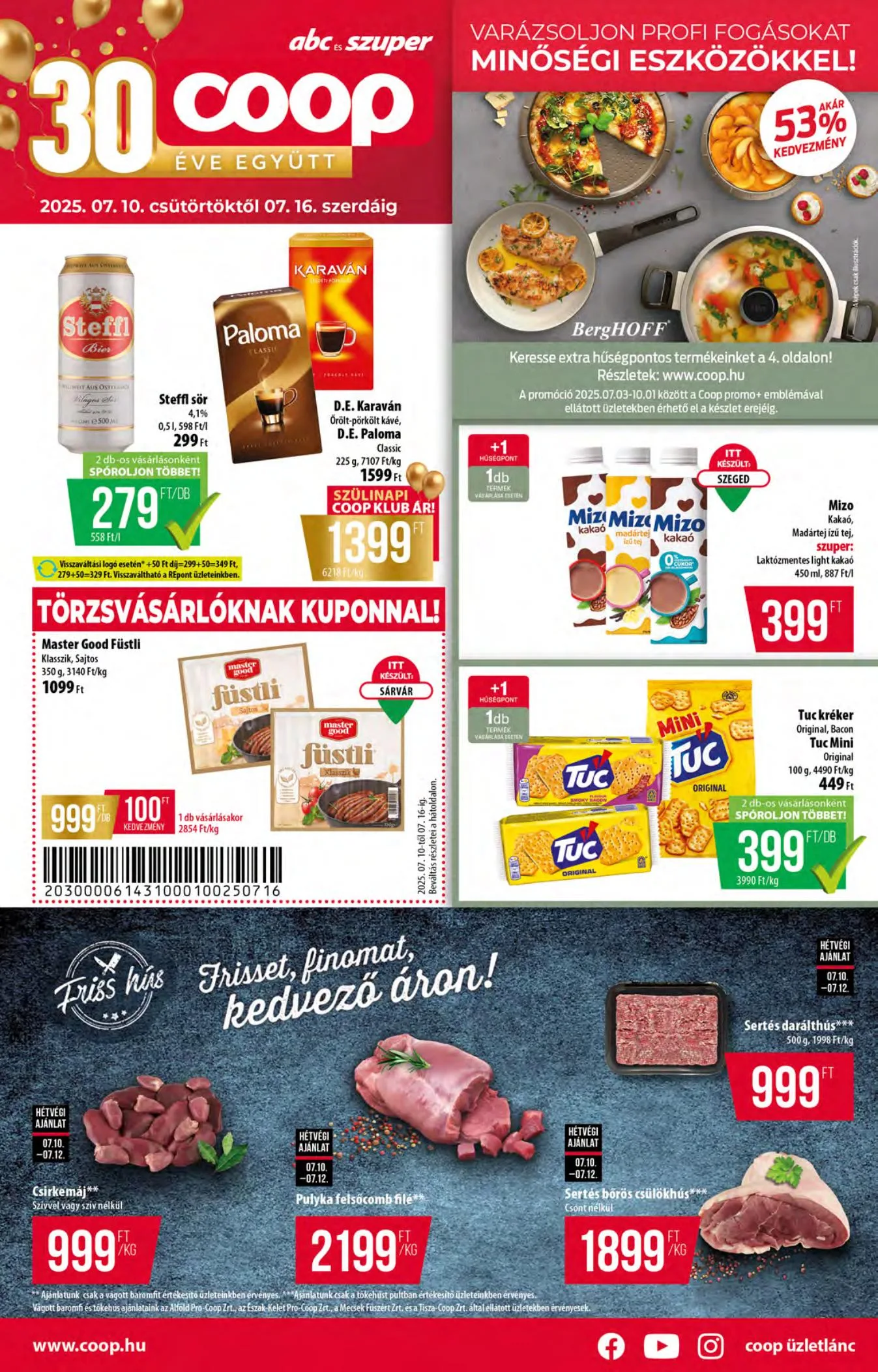 Coop akciós újság Orszagos 07.10–07.16