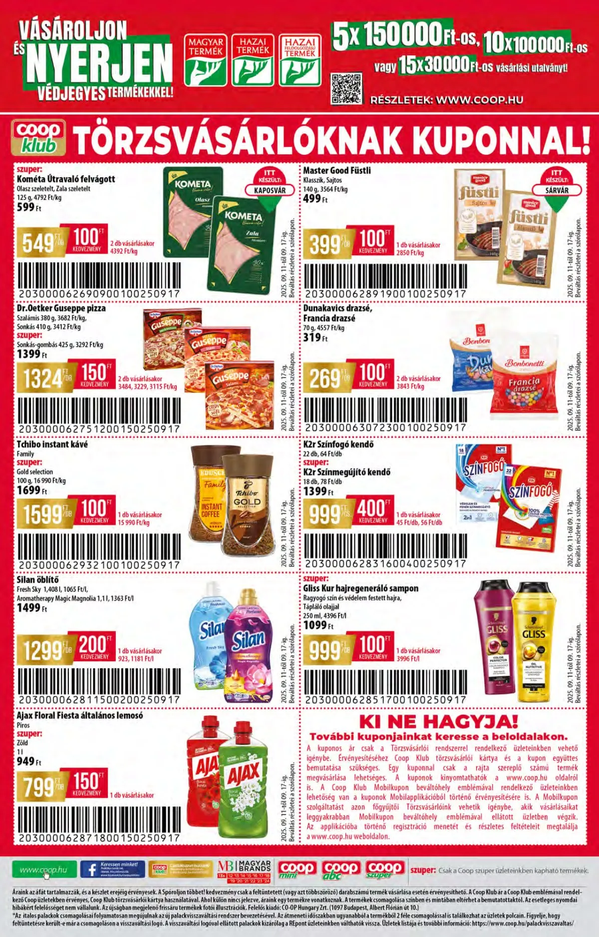 Coop akciós újság Orszagos 09.11–09.17 – 12. oldal