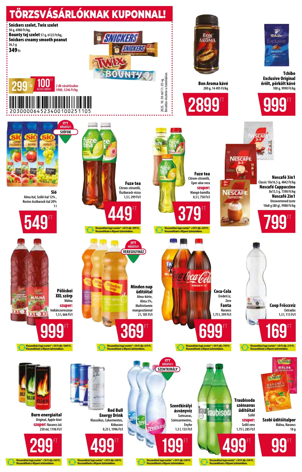 Coop akciós újság Orszagos 10.30–11.05 – 10. oldal