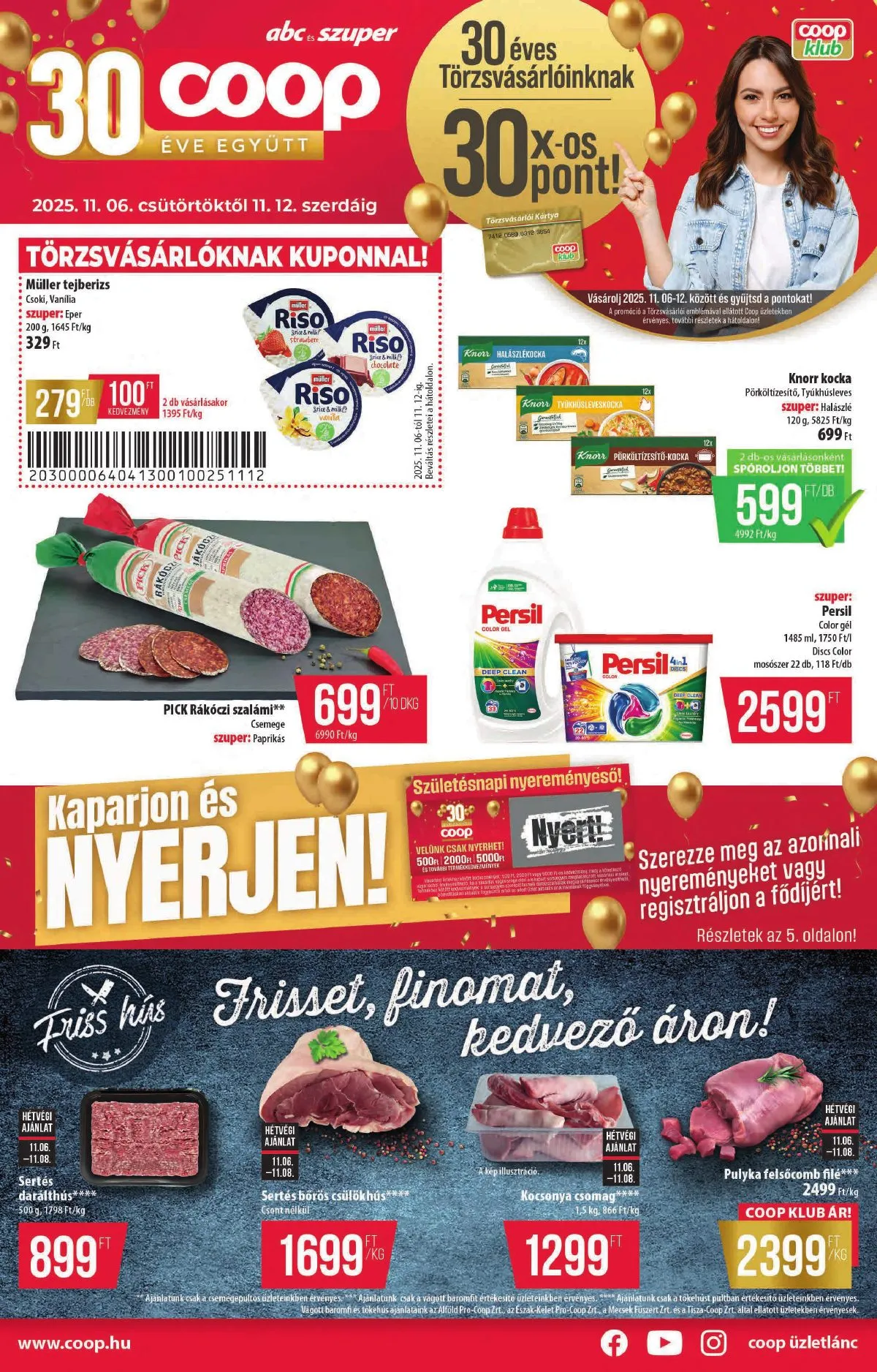 Coop akciós újság Orszagos 11.06–11.12