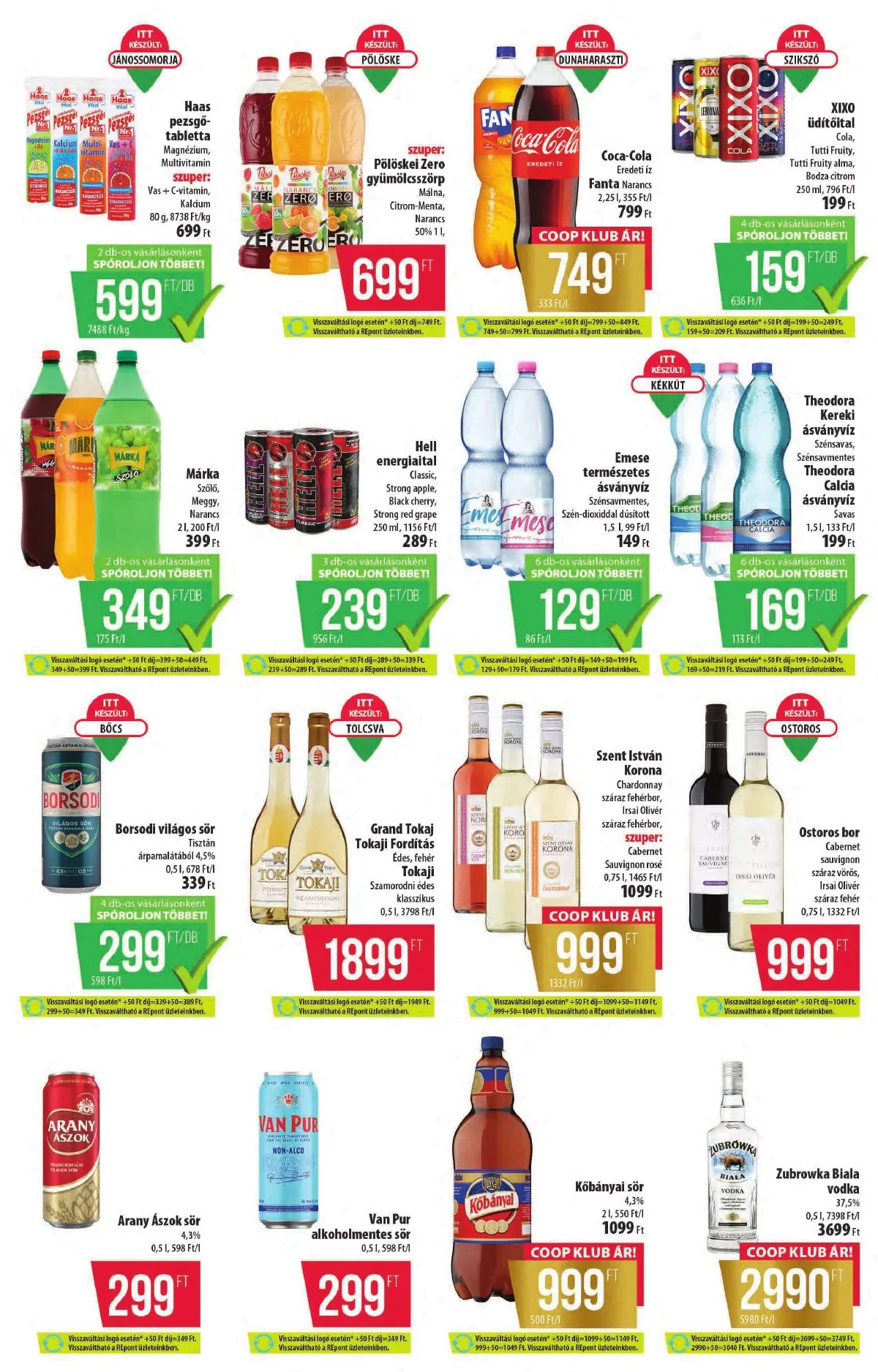 Coop akciós újság Orszagos 11.06–11.12 – 10. oldal