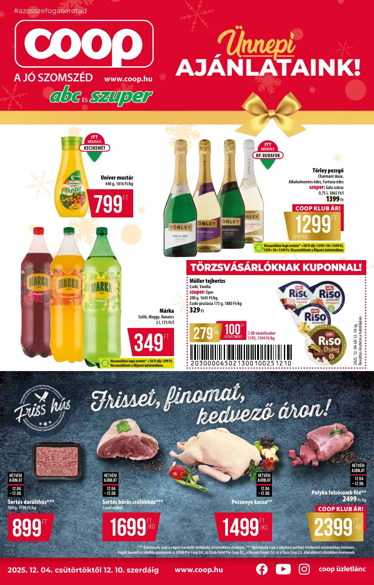 Coop akciós újság Orszagos 12.04–12.10