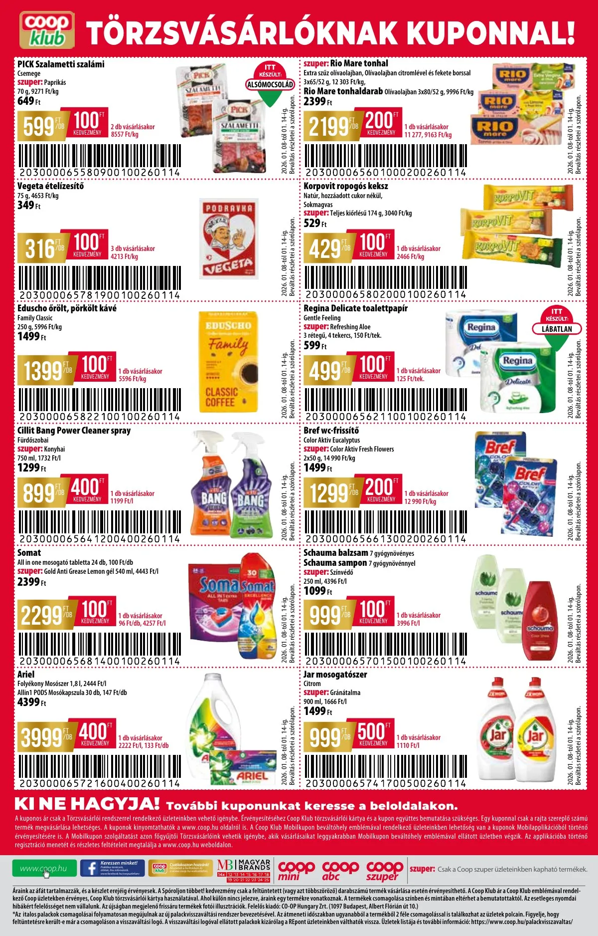 Coop akciós újság Orszagos 01.08–01.14 – 8. oldal