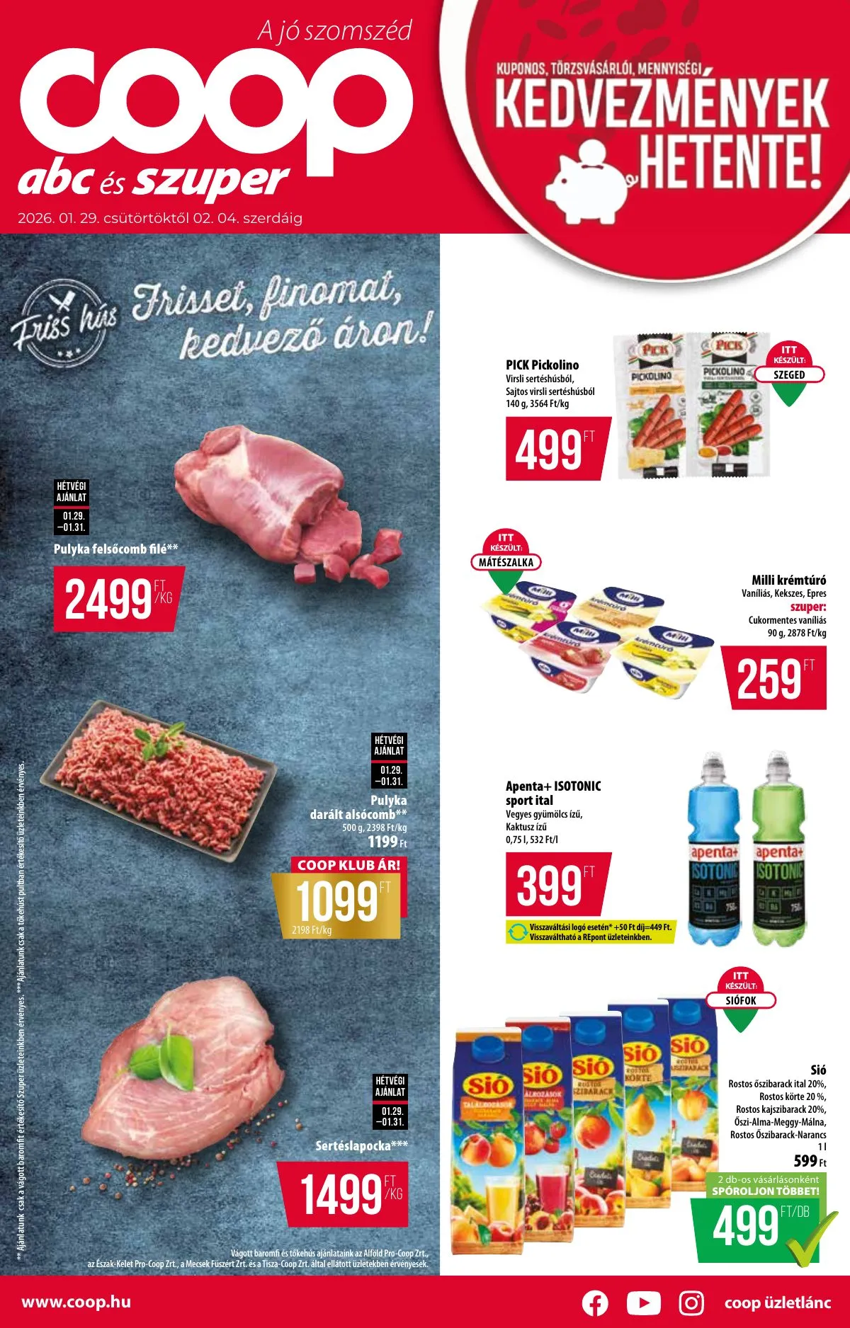 Coop akciós újság Orszagos 01.29–02.04