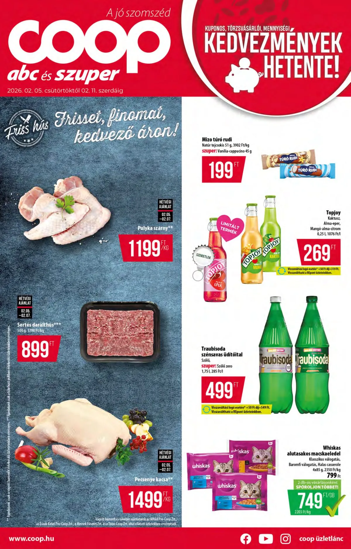 Coop akciós újság Orszagos 02.05–02.11