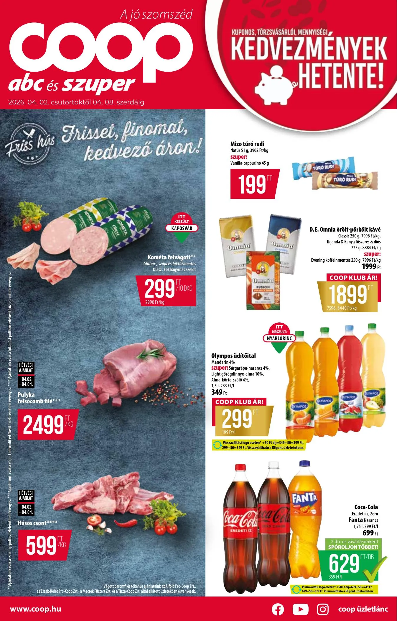 Coop akciós újság Orszagos 04.02–04.08