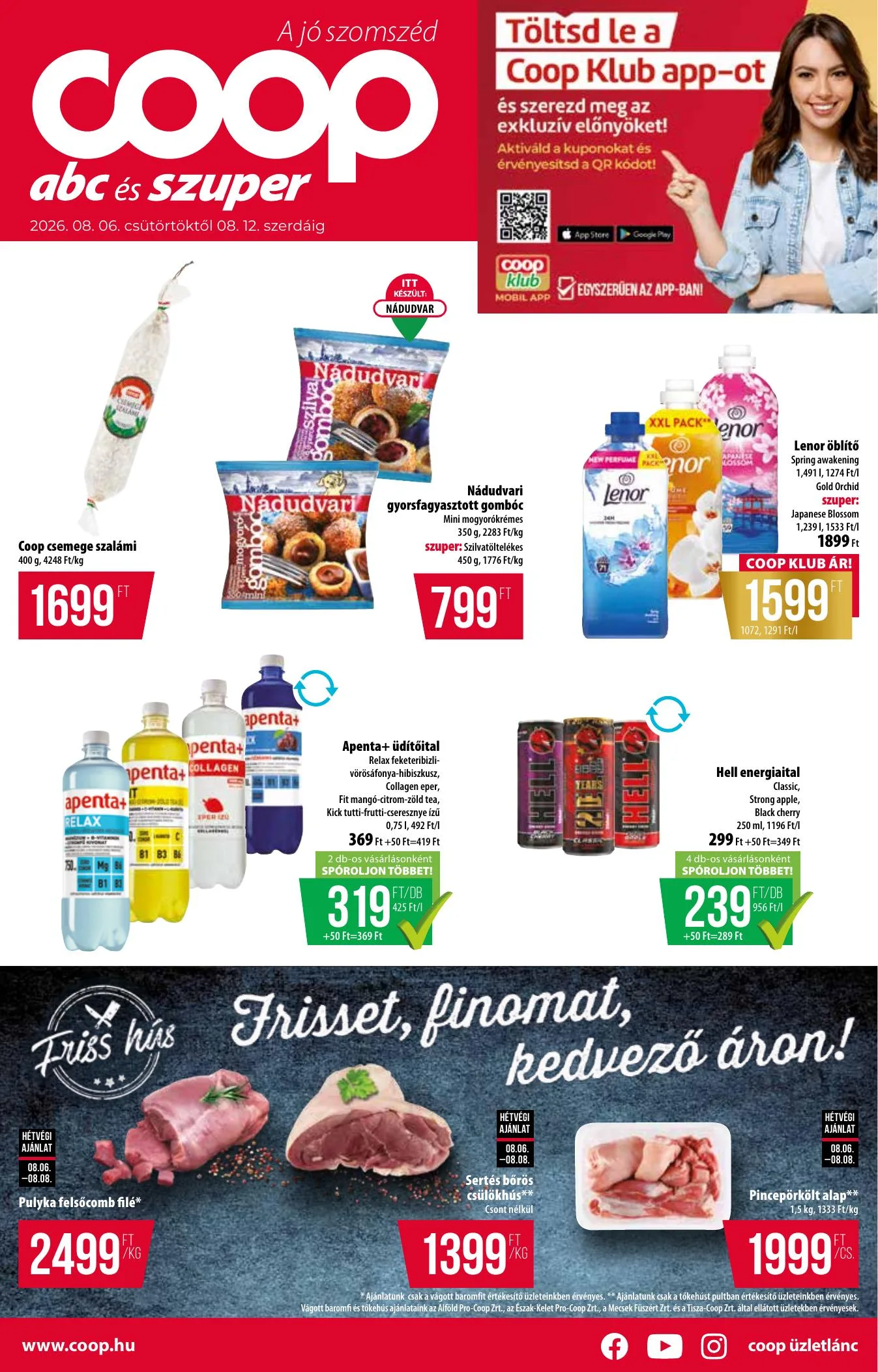 Coop akciós újság Orszagos 08.06–08.12