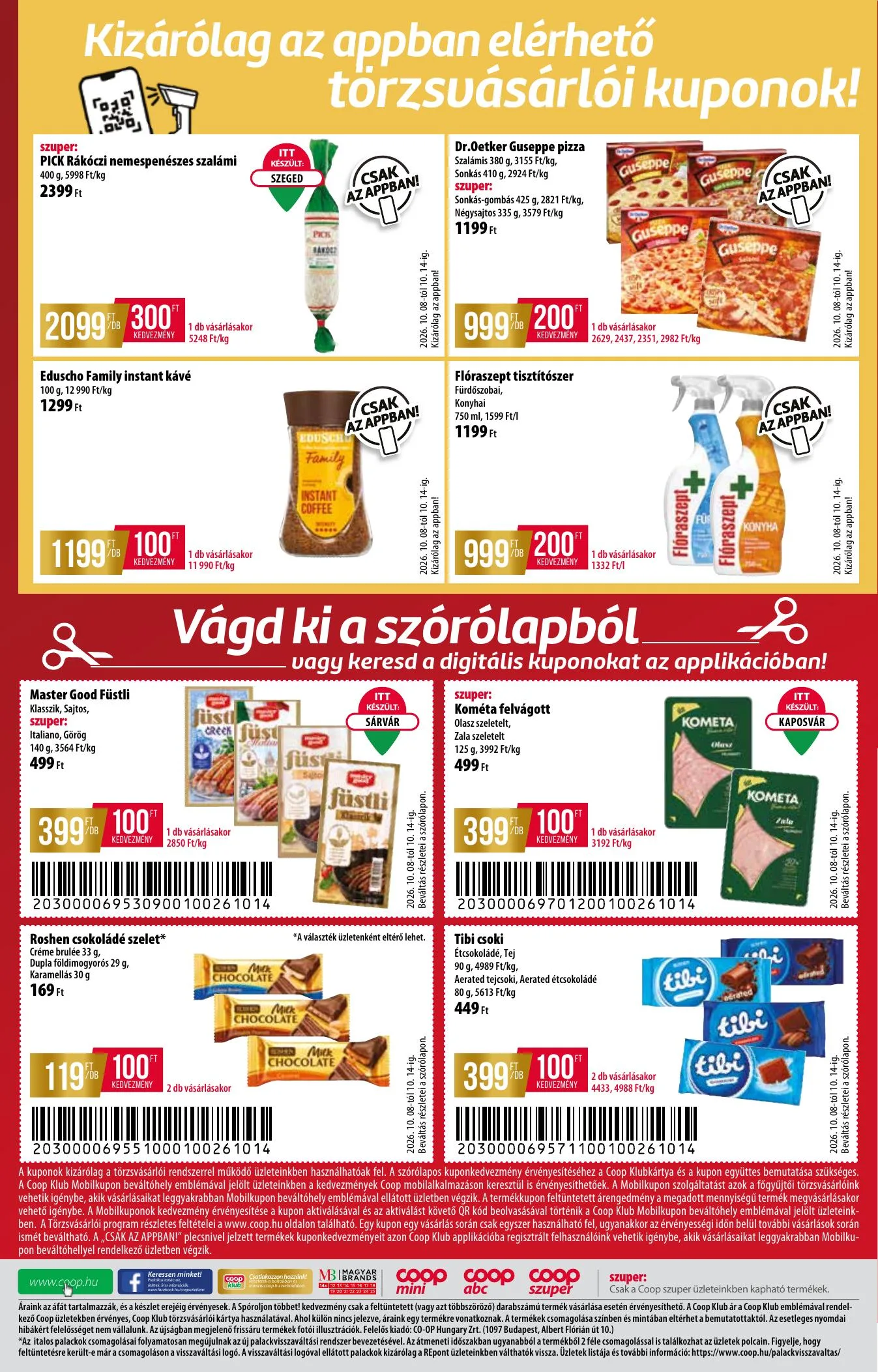 Coop akciós újság Orszagos 10.08–10.14 – 12. oldal