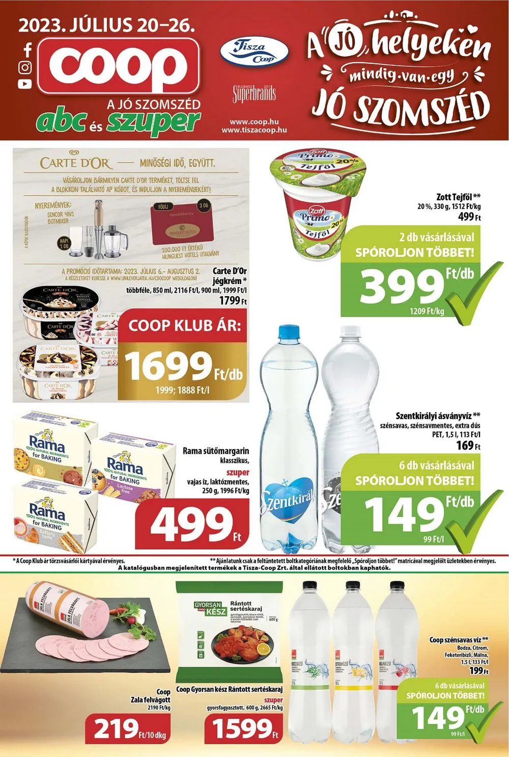 Coop akciós újság Regionális 07.20–07.26
