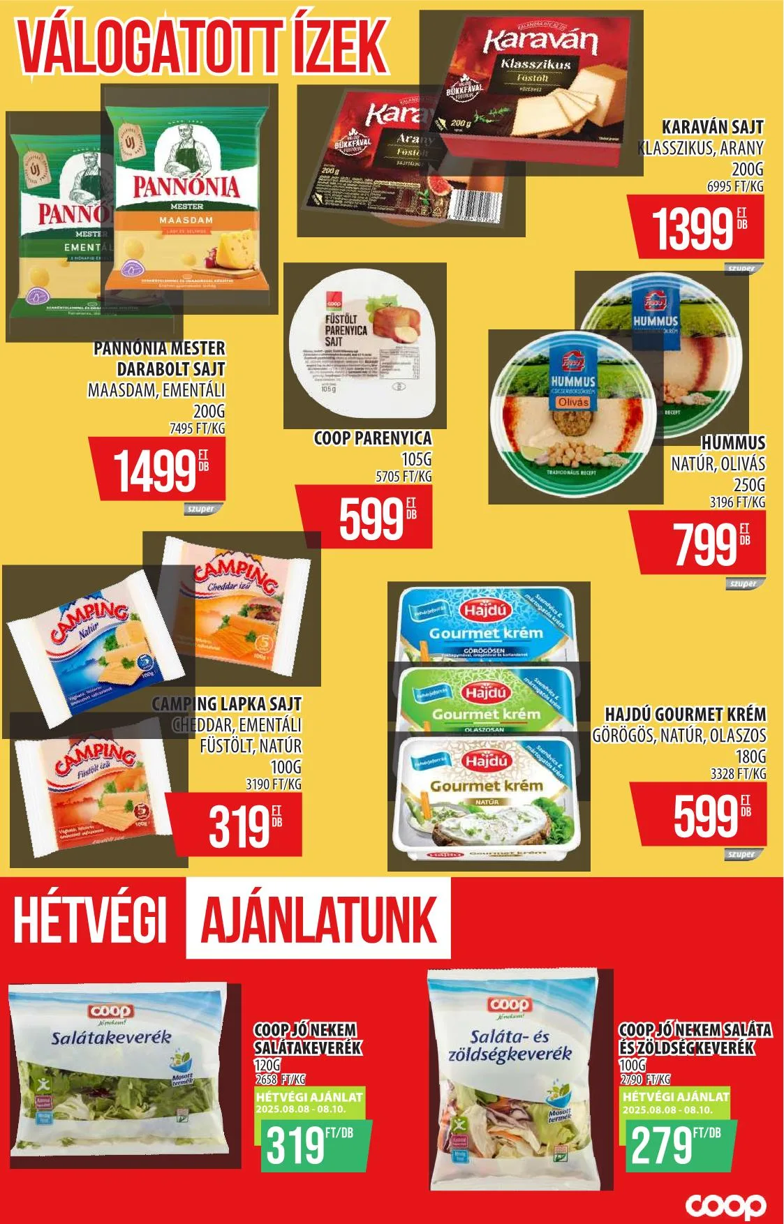 Coop akciós újság Szolnok 08.07–08.13 – 13. oldal